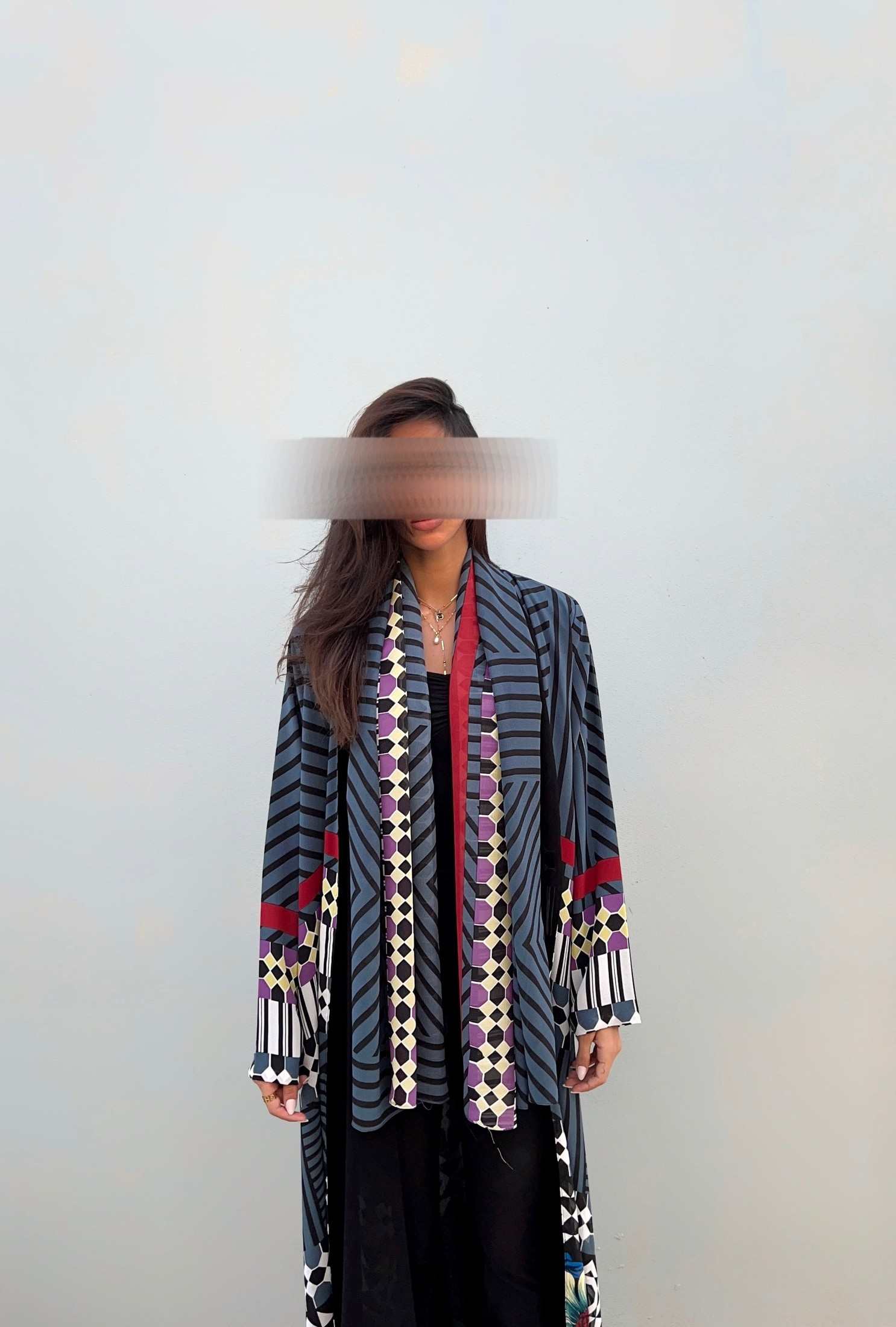 MWT459  - عباية طباعة - Aya