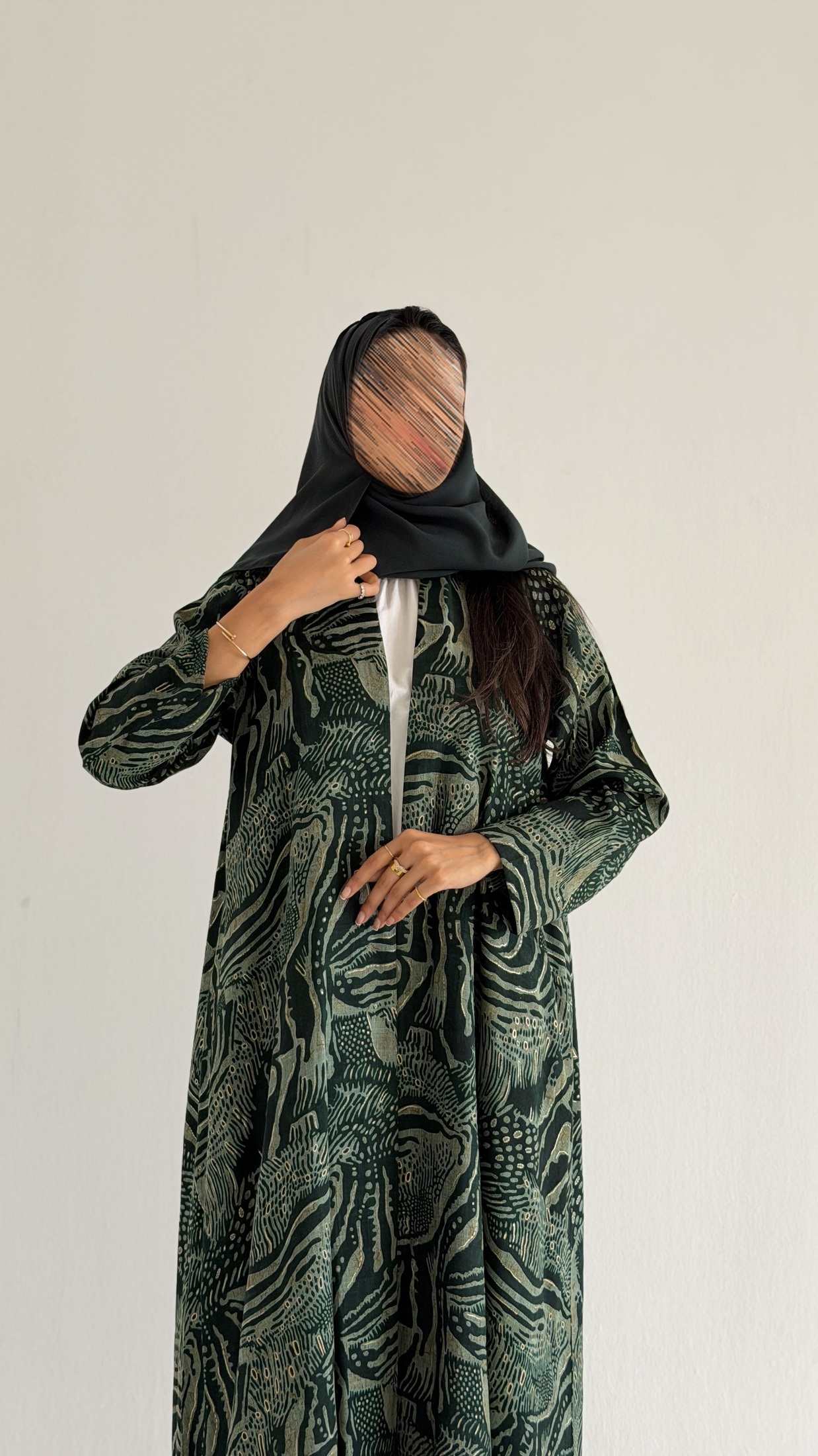 MWT2024 - عباية لنن صيفية  | Summer linen abaya - Aya