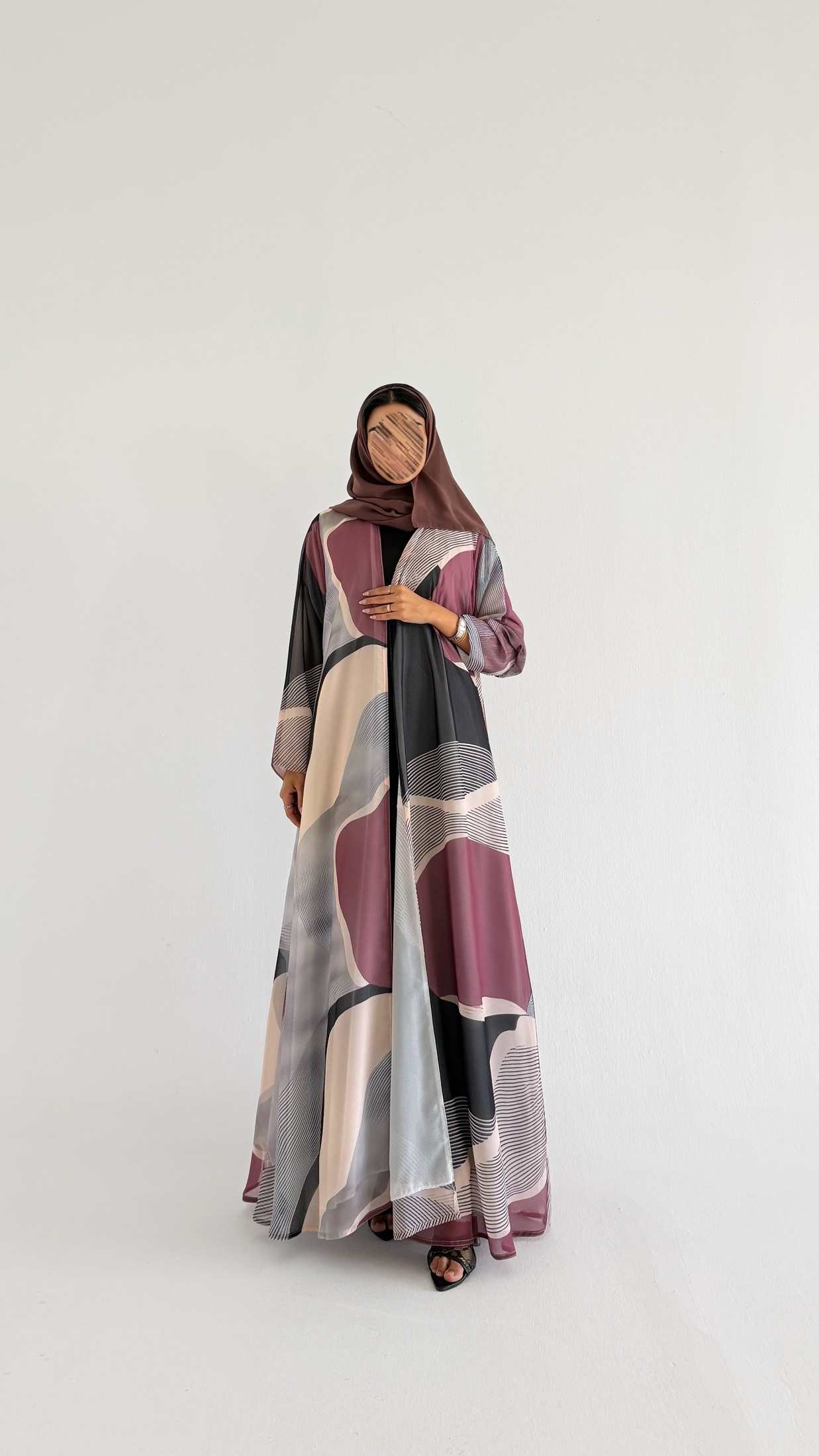 MWT2098 - Summer Printed Abaya |  عباية صيفية طباعة - Aya