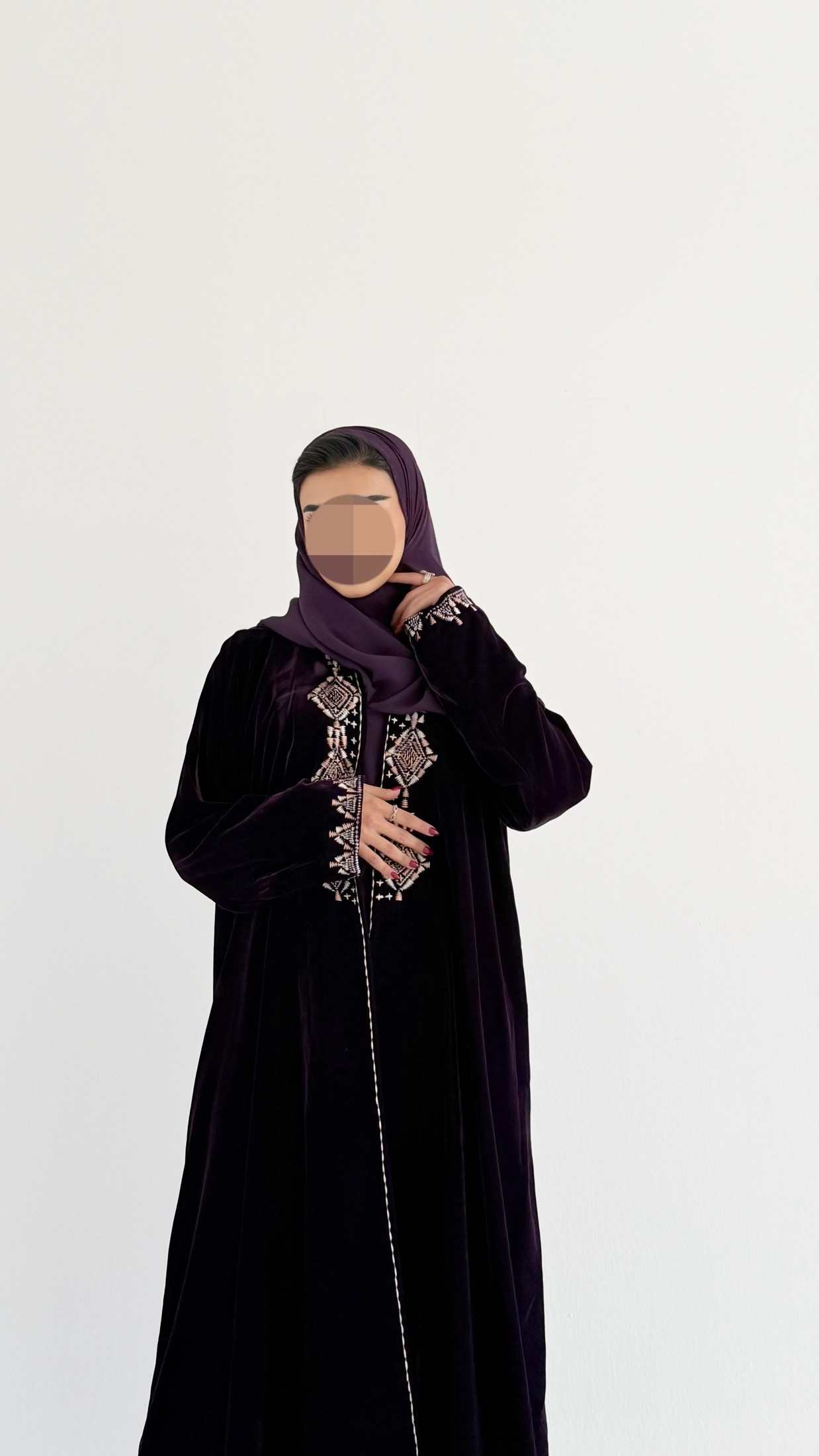 MWT685 - عباية تطريز موفي - Aya