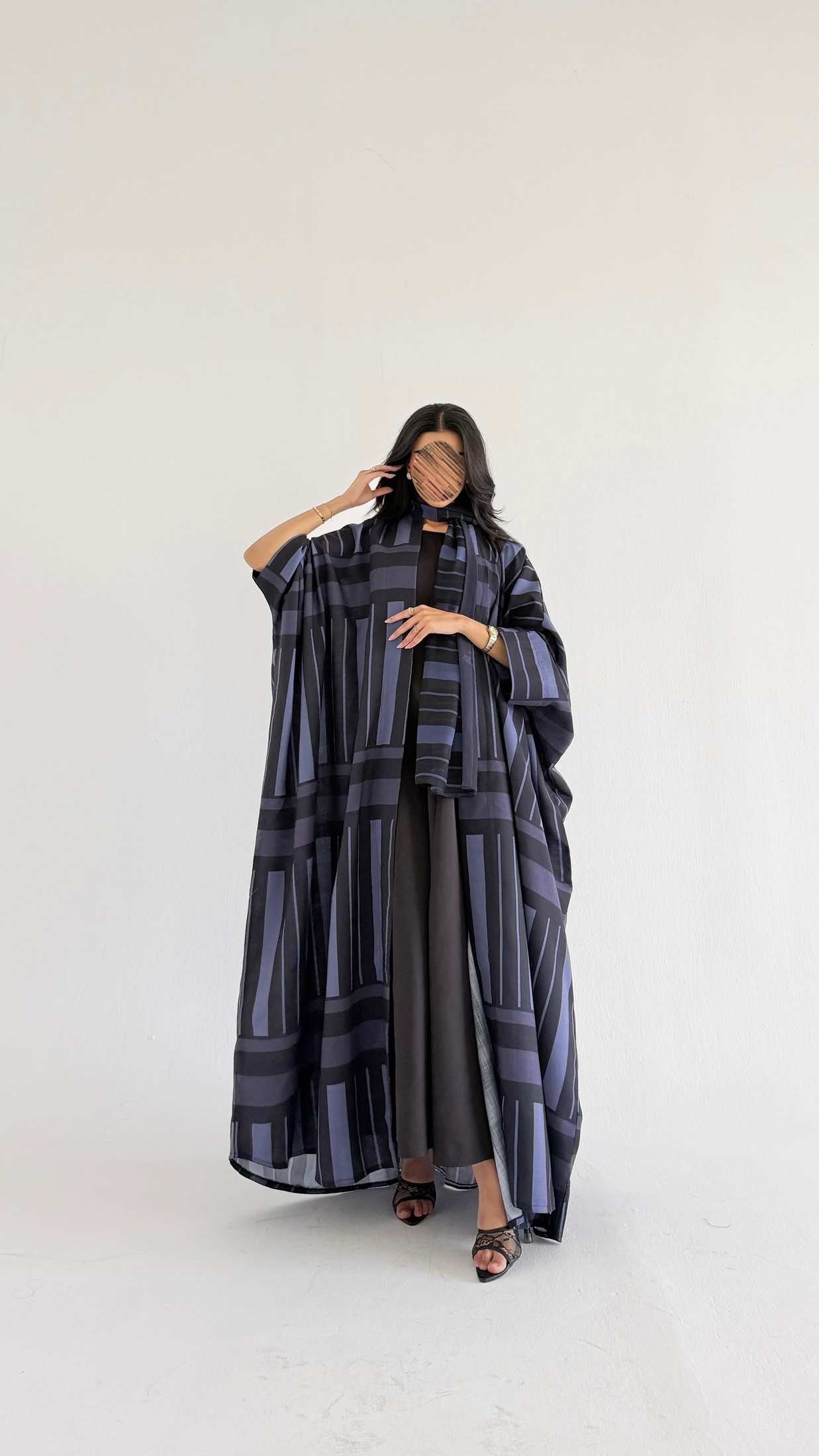 MWT1515 عباية طباعة | Printed Abaya - Aya