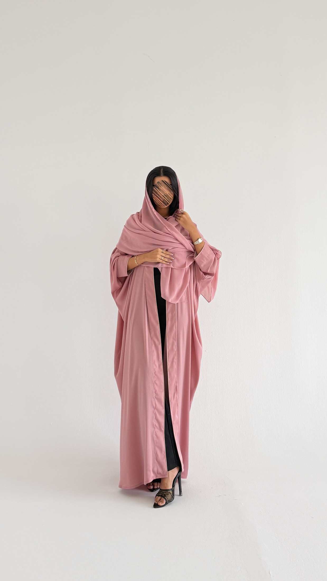 MWT2105 - عباية صيفية خفيفة |  Light Summer Abaya