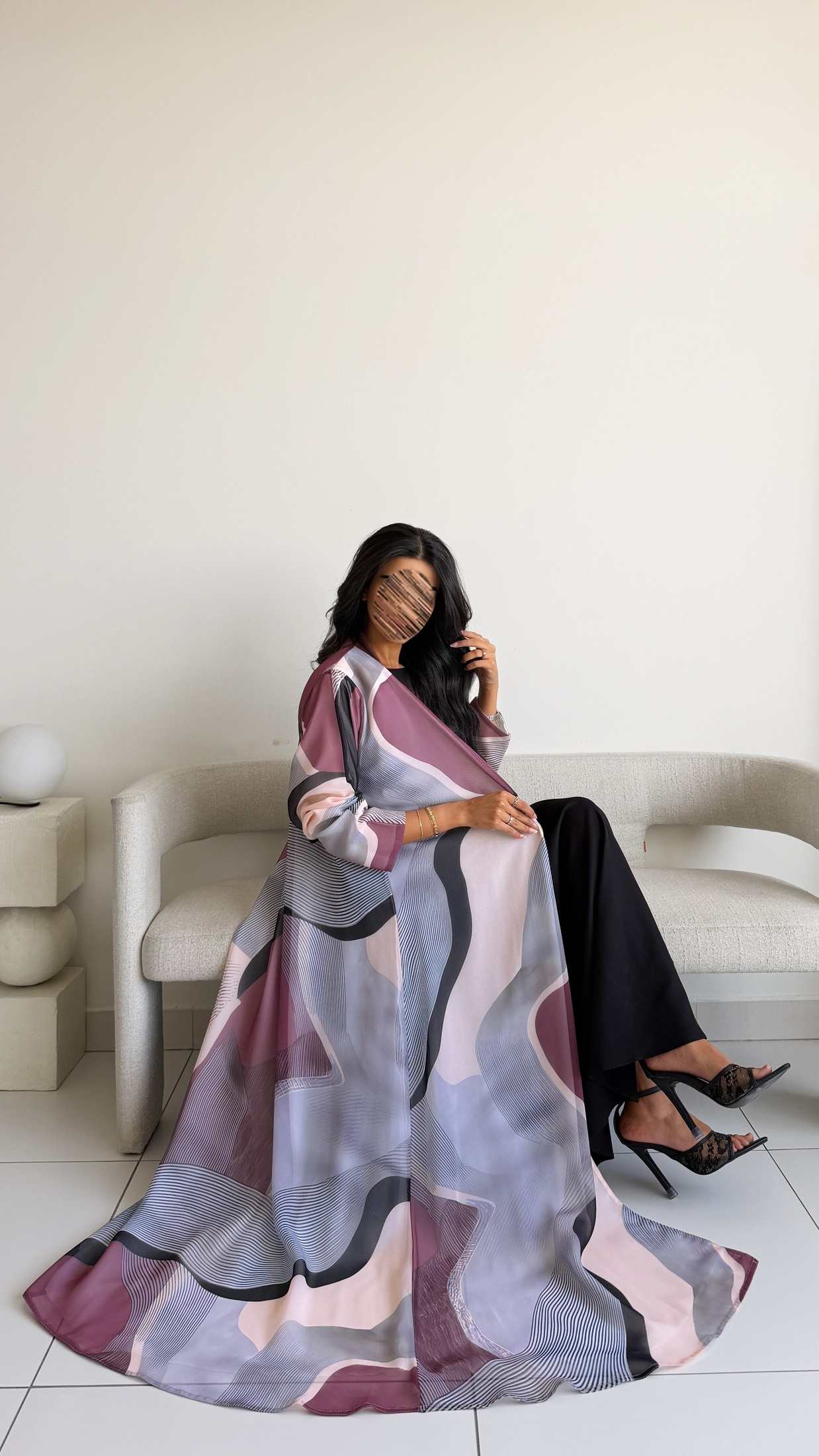MWT2098 - Summer Printed Abaya |  عباية صيفية طباعة - Aya