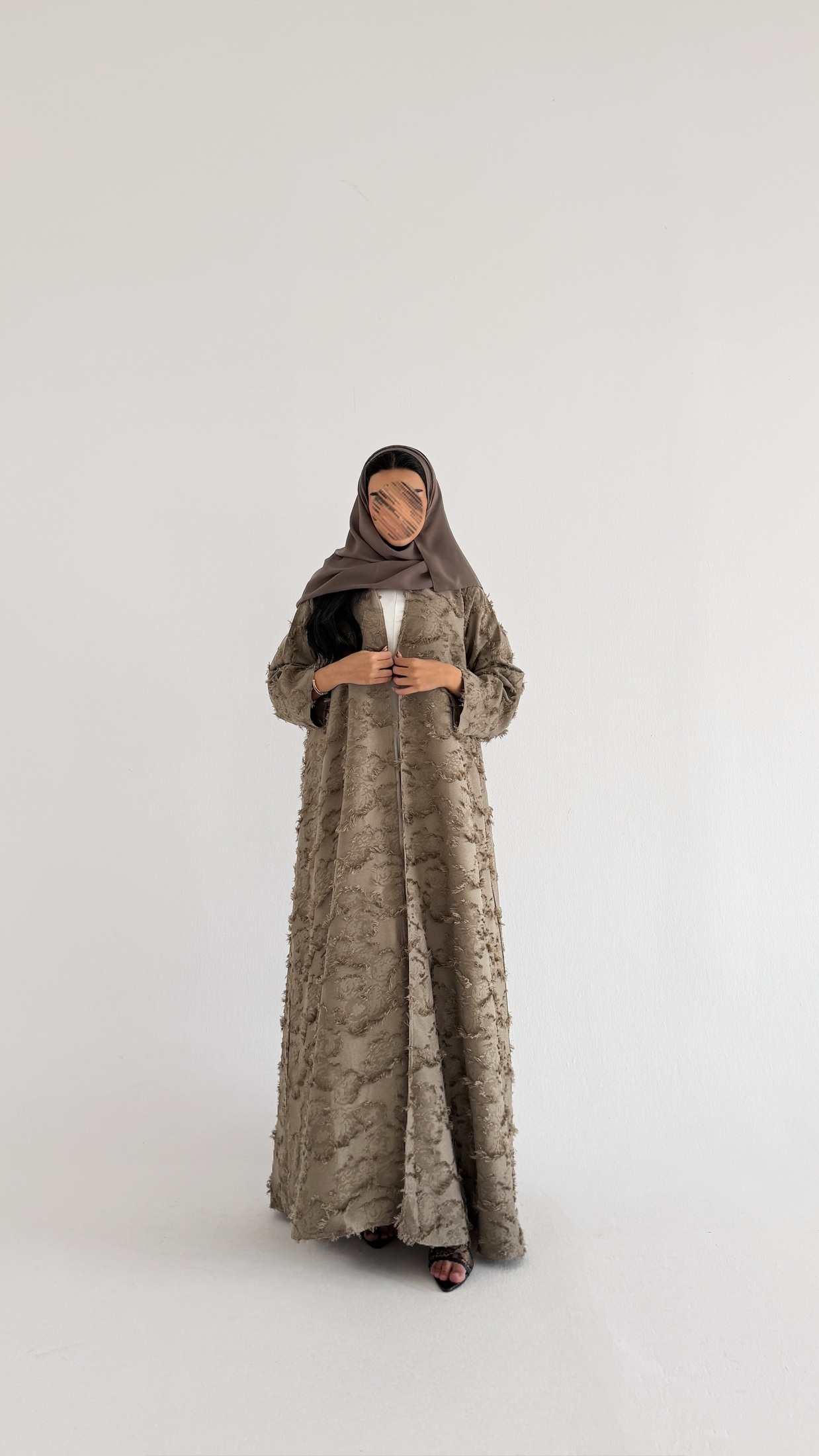 MWT5084 - قماش كريب رمادي - Aya