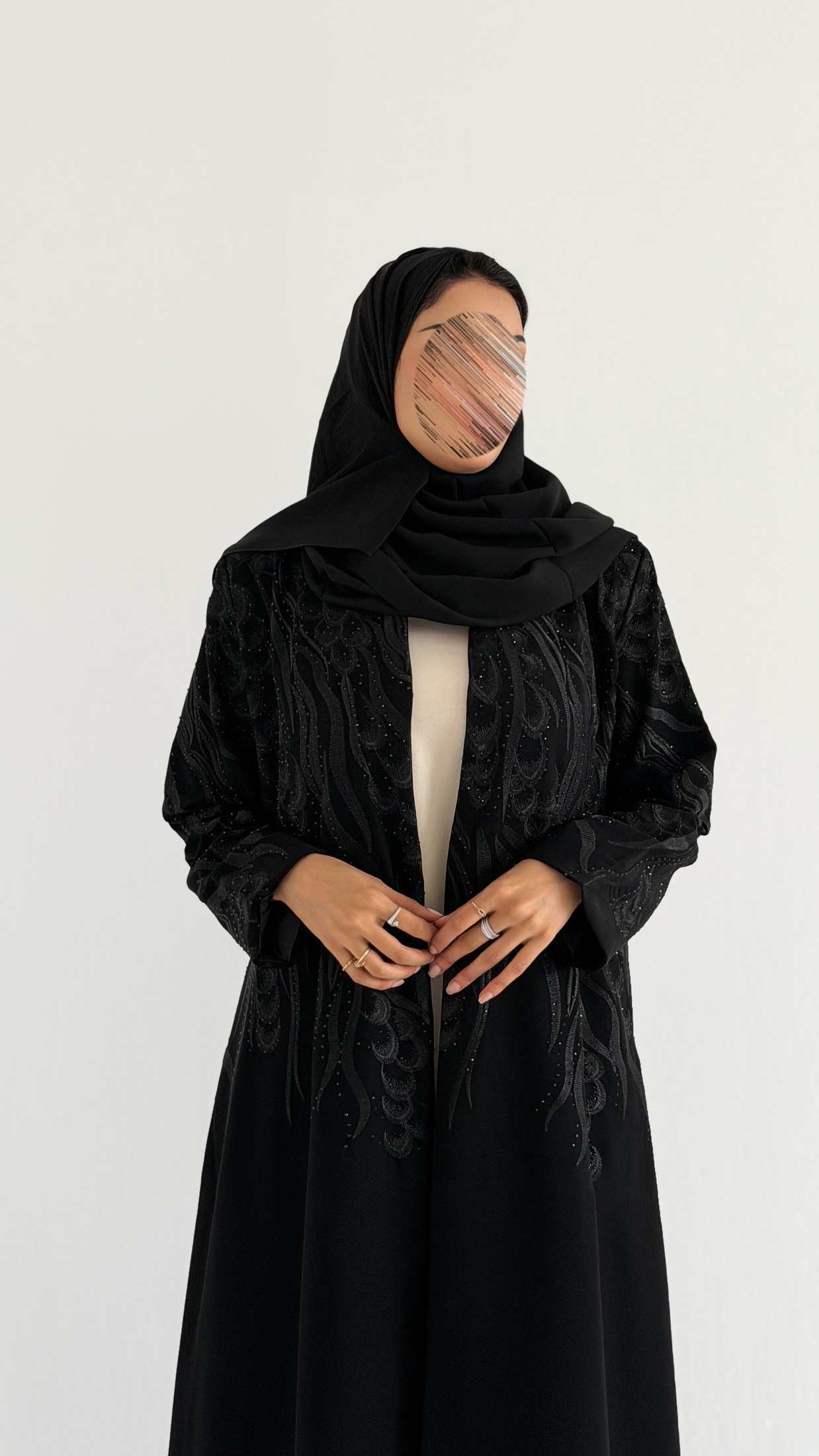 MWT1401 عباية بليزر شك - Aya