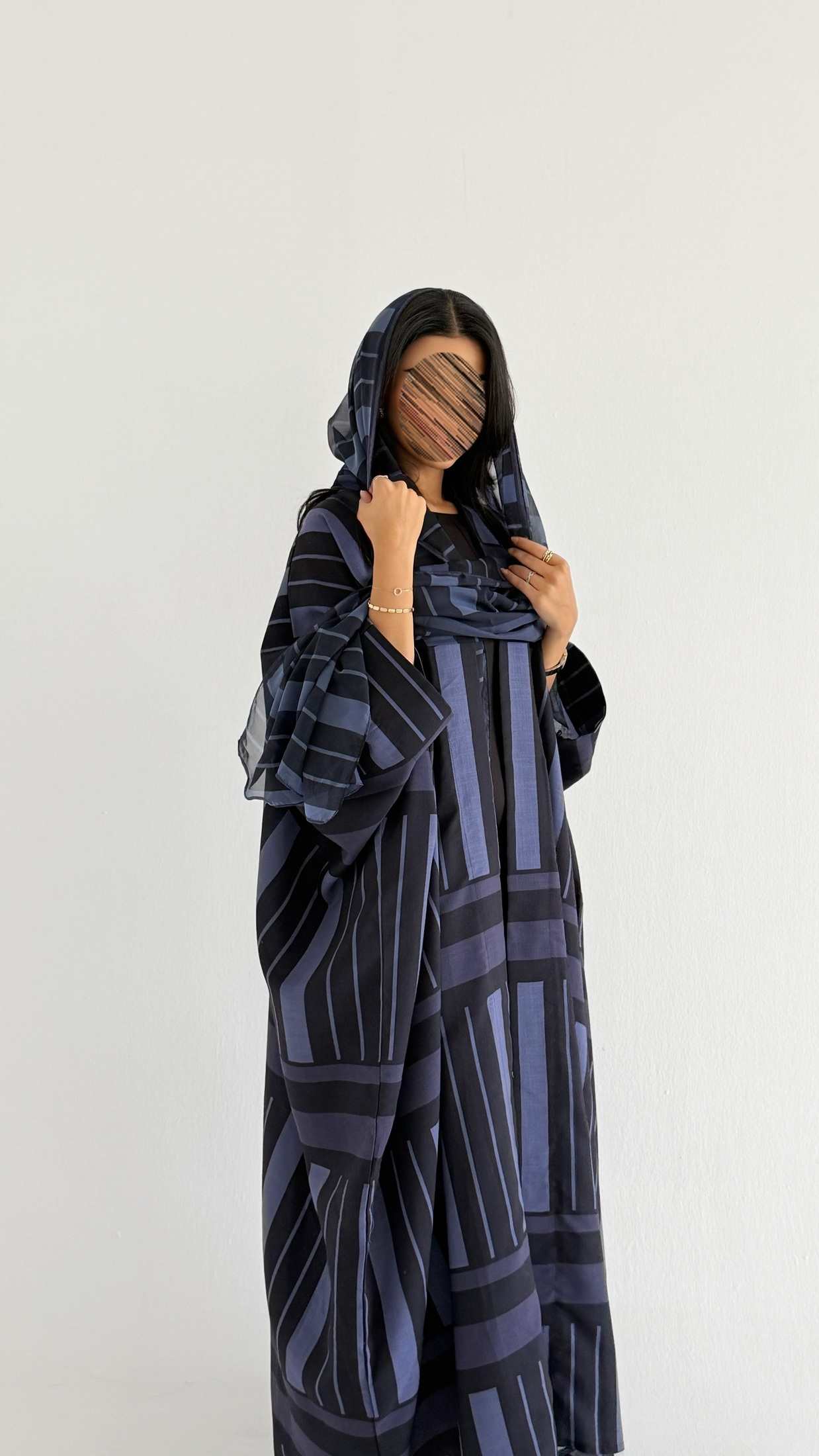 MWT1515 عباية طباعة | Printed Abaya - Aya