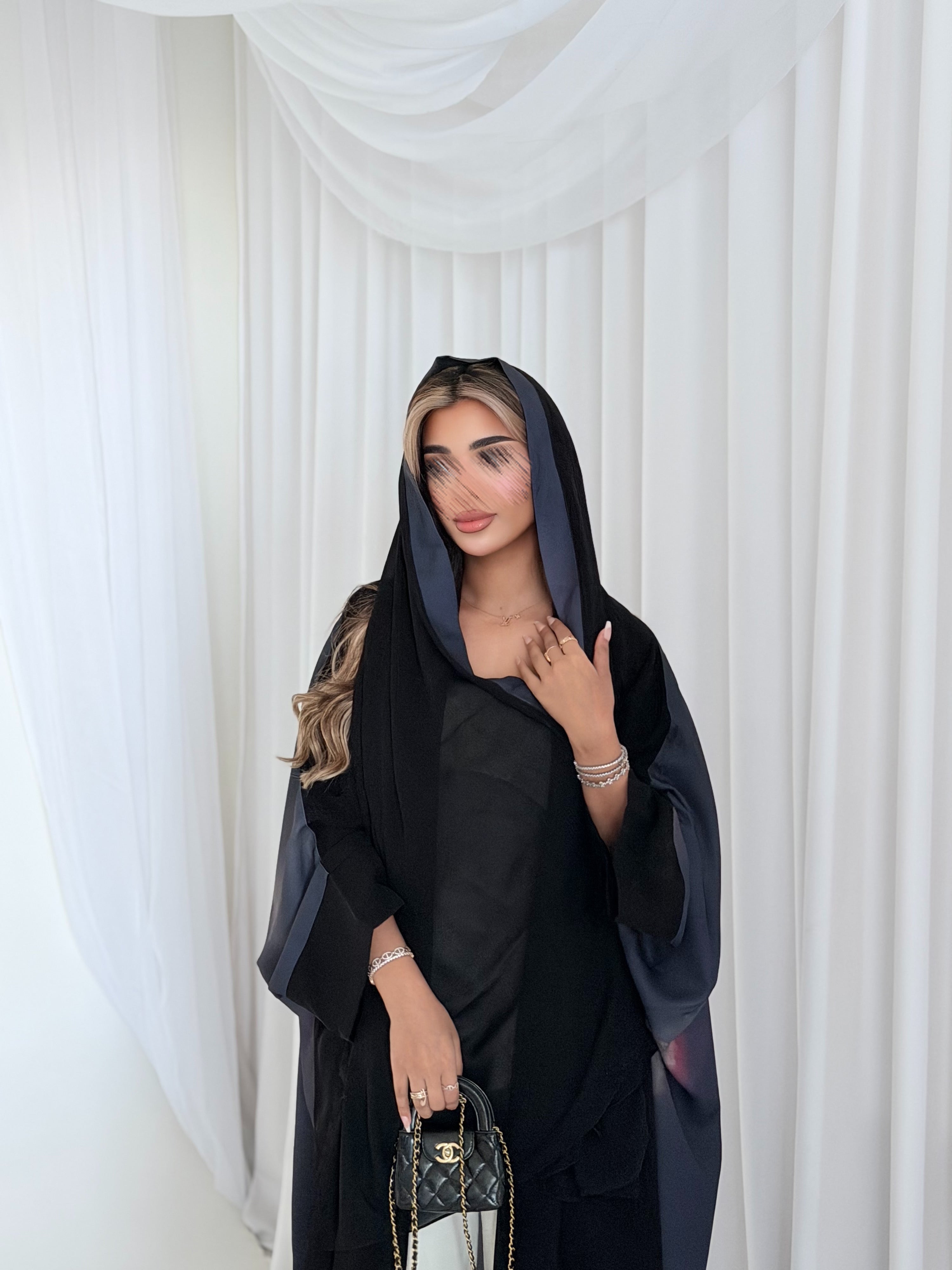 MWT1543 عباية طباعة | Printed Abaya - Aya