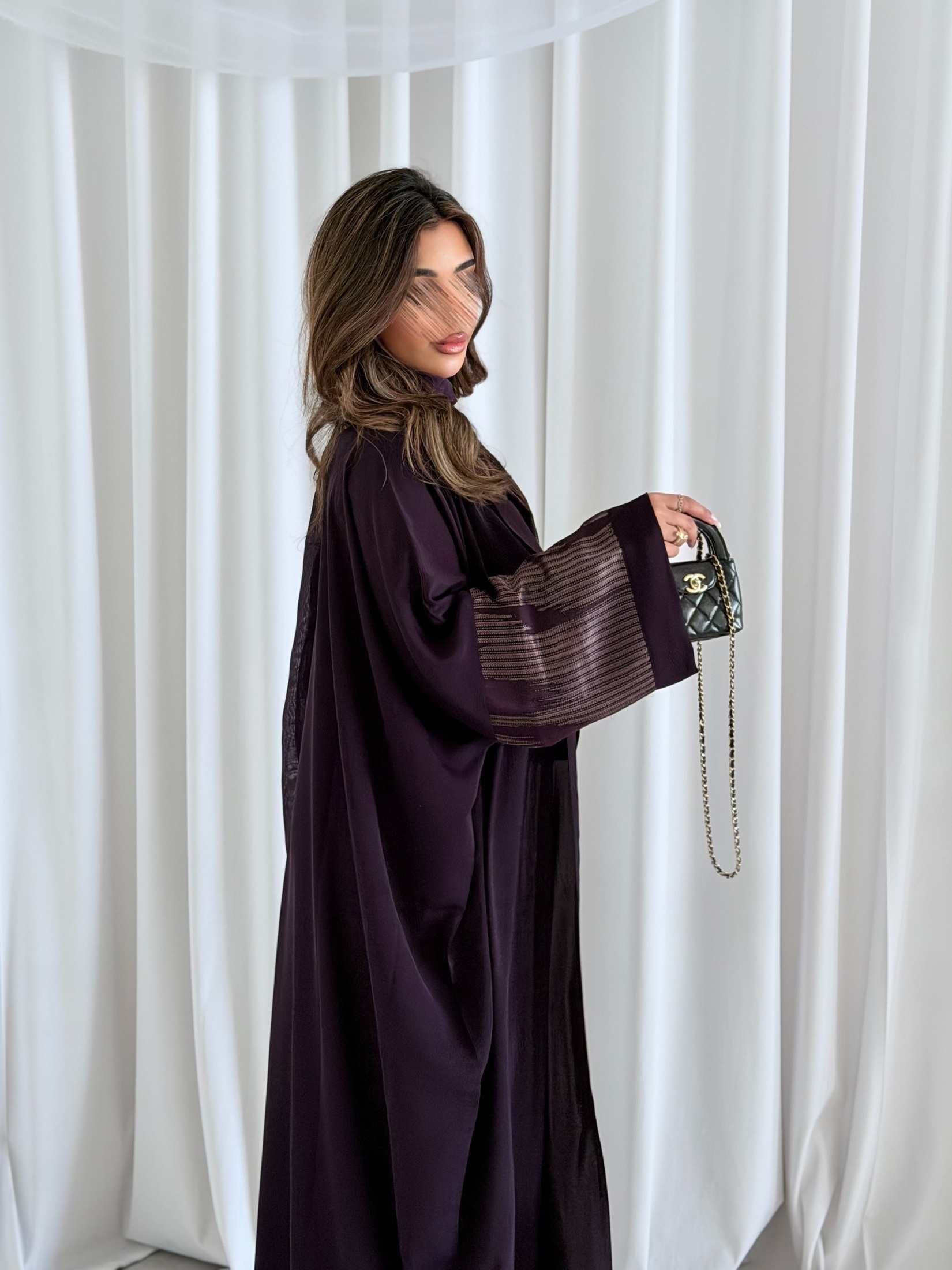 MWT5206 - عبايه طباعه كريب - Aya