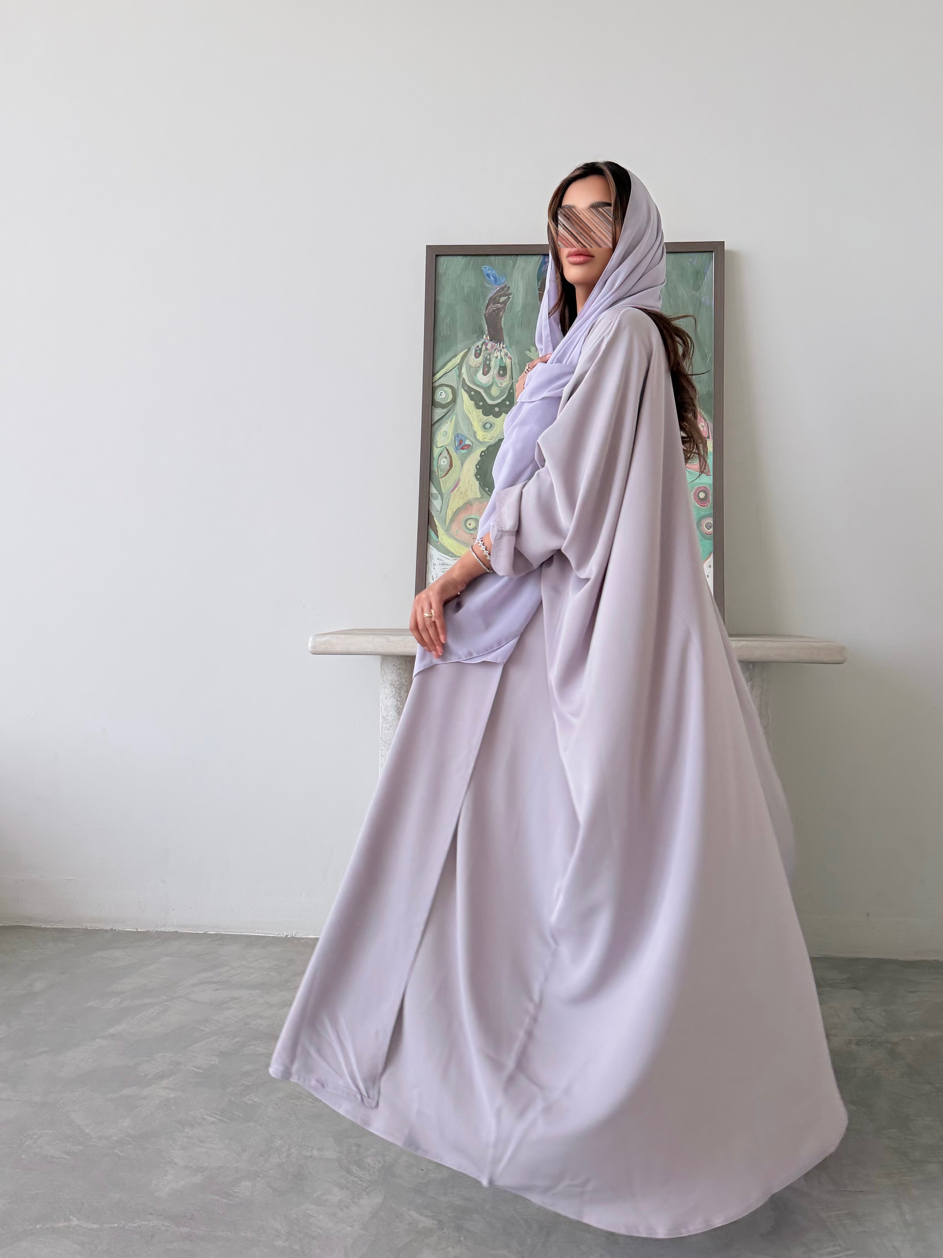 MWT5051 - كريب موف فاتح ساده قصة نص بشت - Aya