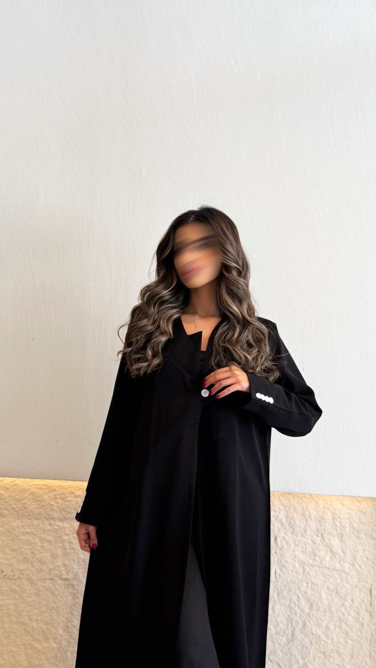 MW1780 - عباية بليزر بقماش كوبرا - Aya