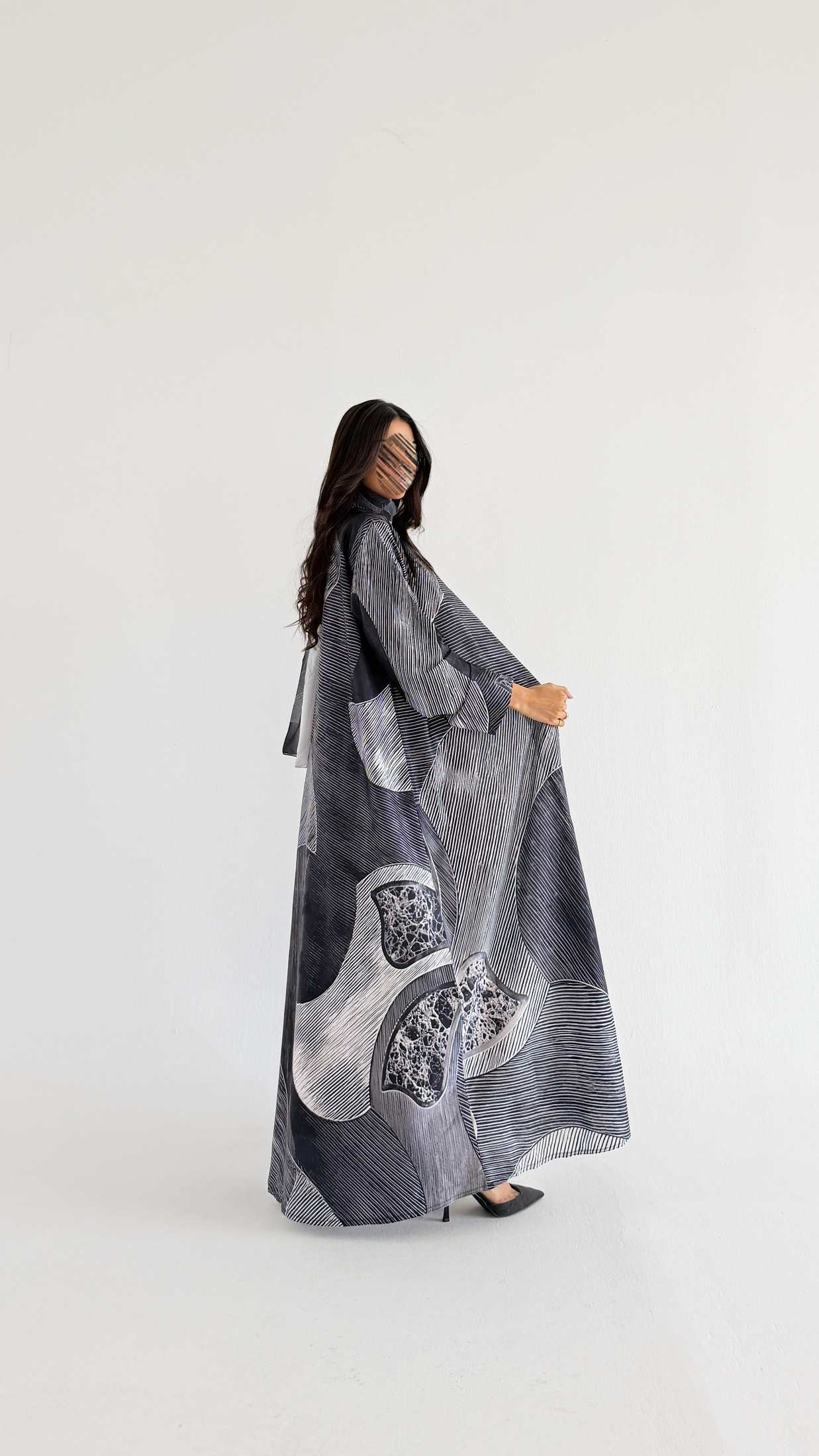 MWT1427 عباية طباعة | Printed Abaya - Aya