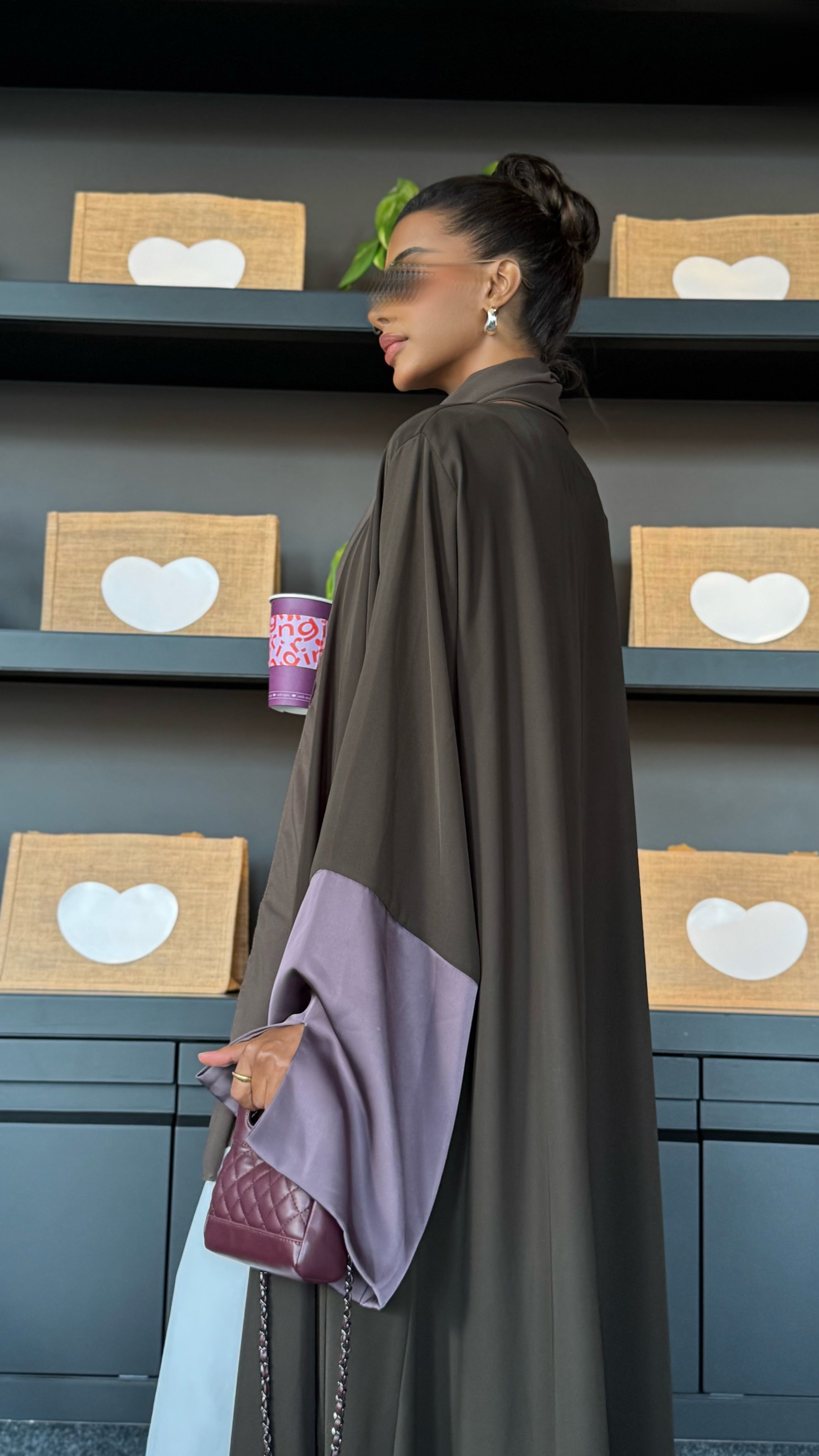 MW645 - Light Crepe Standing with Jacquard Half-Cloche