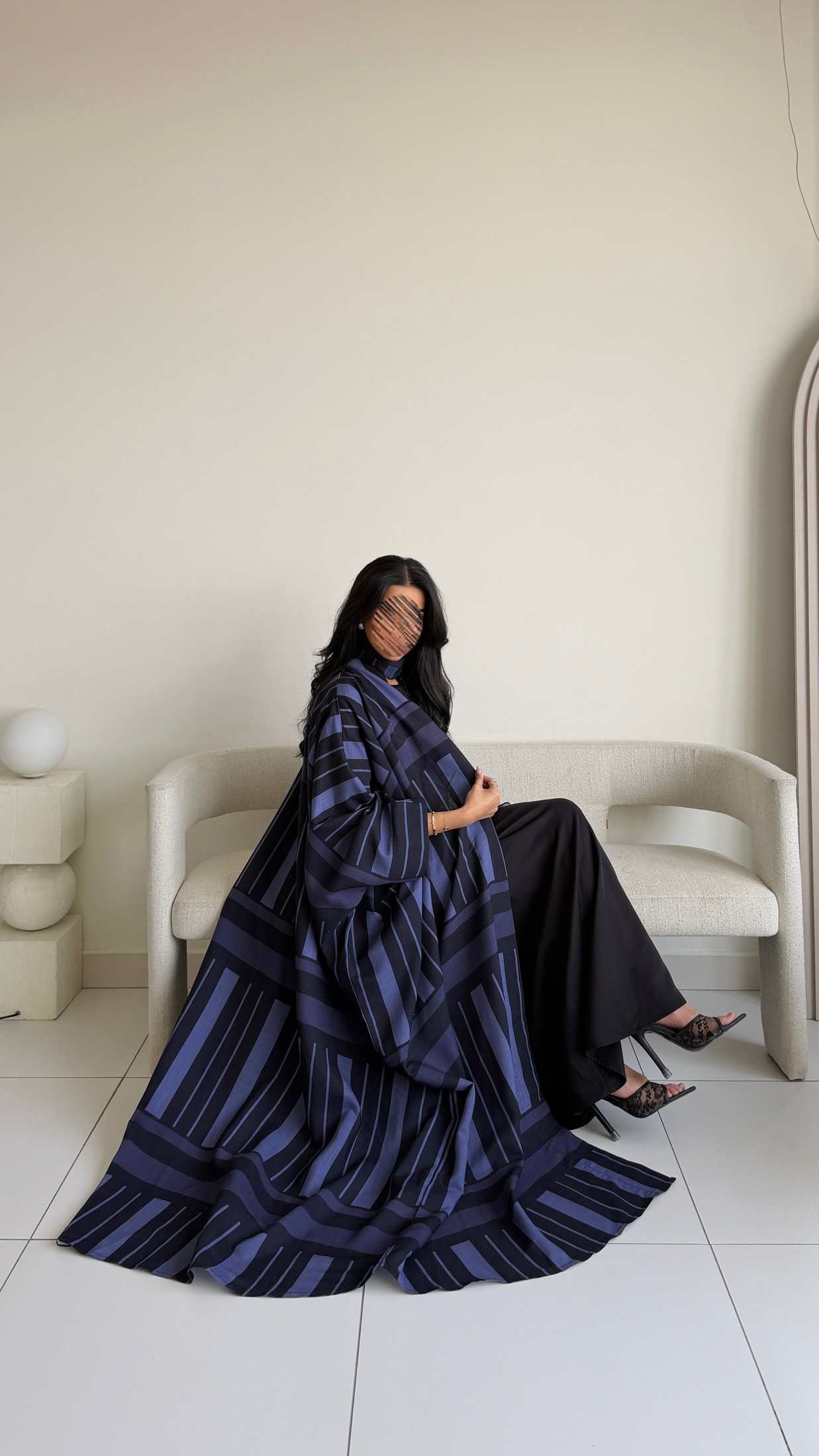 MWT1515 عباية طباعة | Printed Abaya - Aya