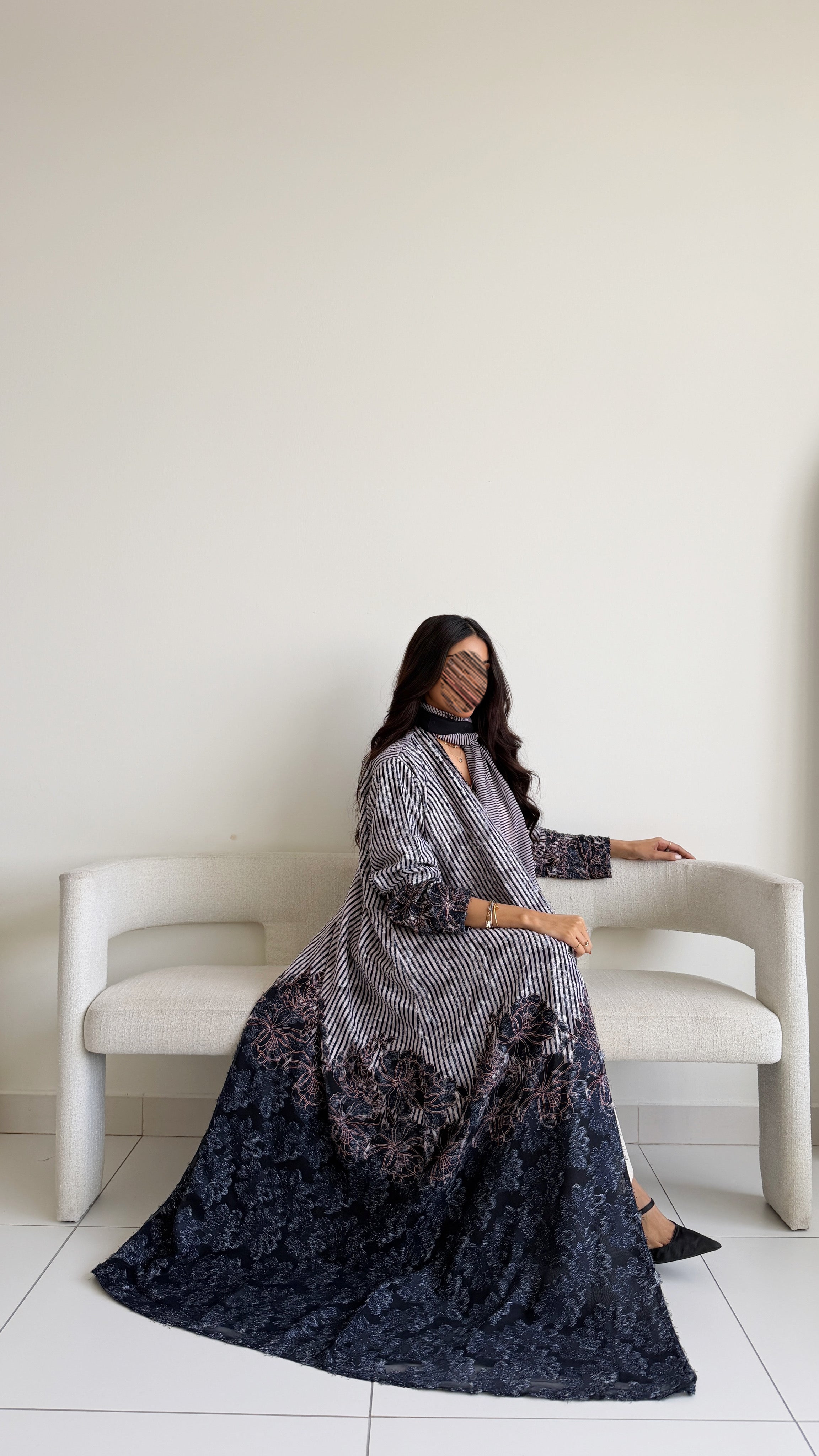 MWT1359 عباية طباعة | Printed Abaya - Aya