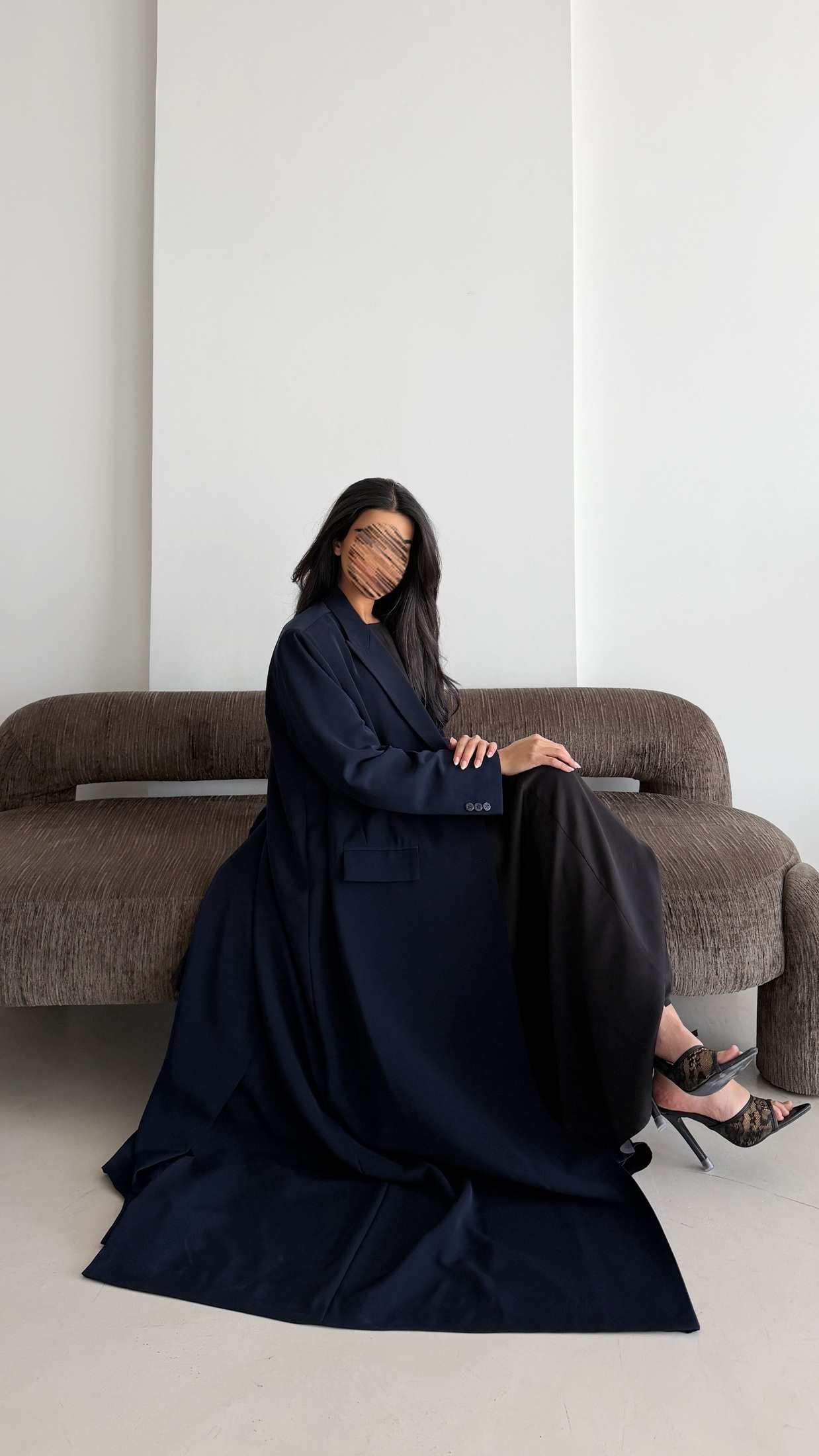 MWT1215 - عباية بليزر|  Blazer Abaya - Aya