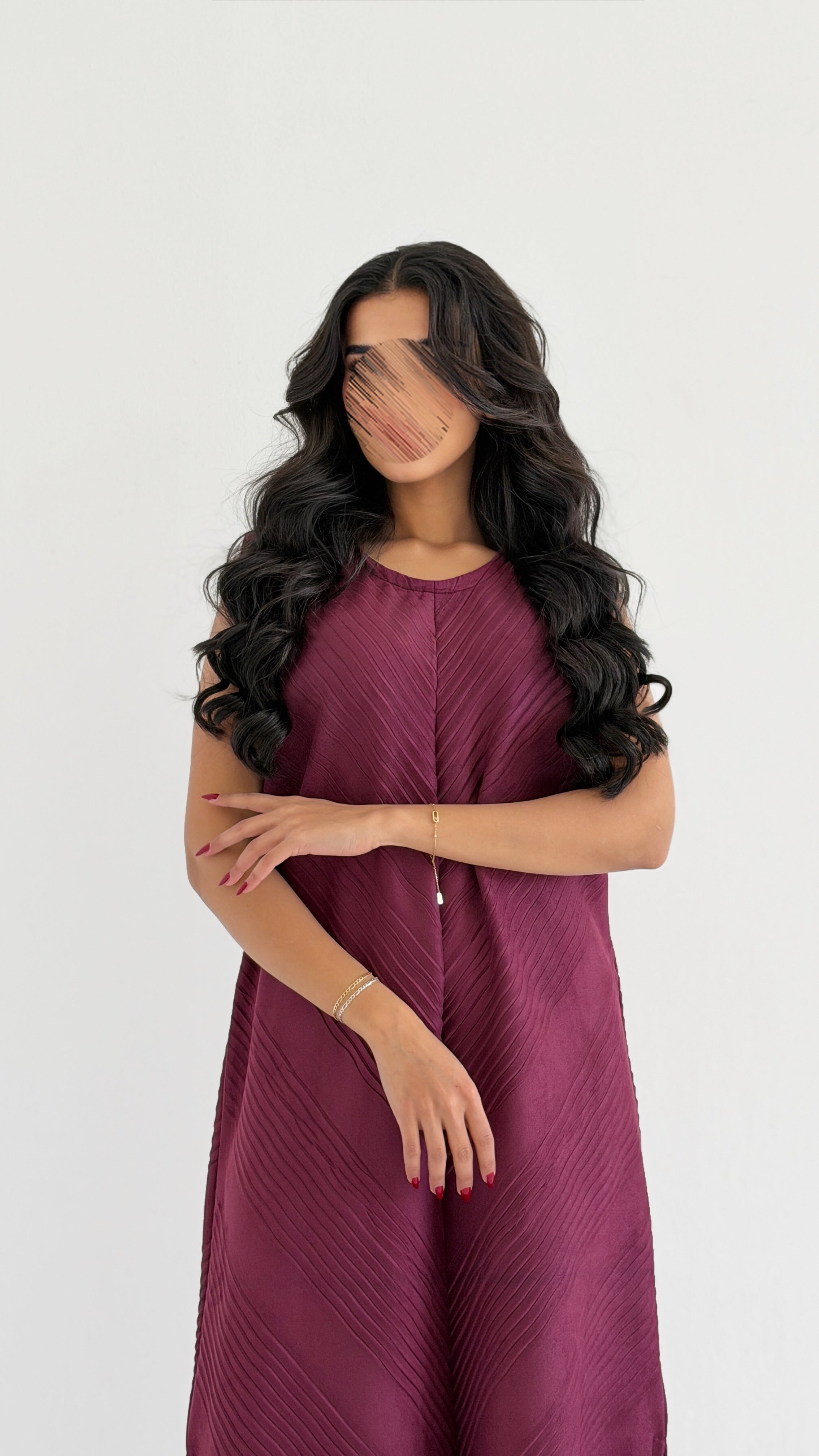 MWJ021 - جلابيه شامواه مكسر - Aya