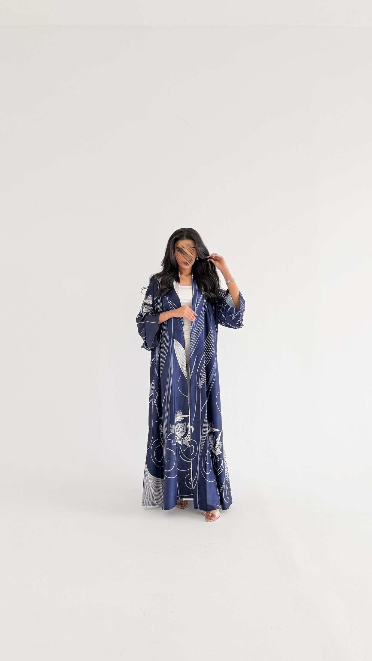MWT1142 - عباية طباعة | Printed Abaya - Aya