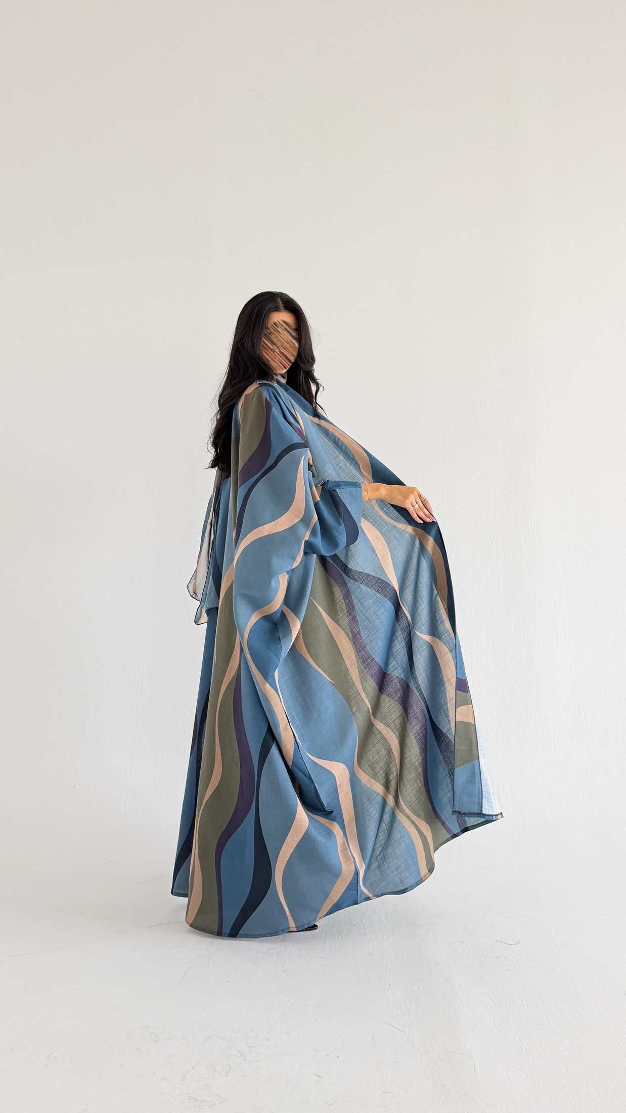 MWT1517 عباية طباعة | Printed Abaya - Aya