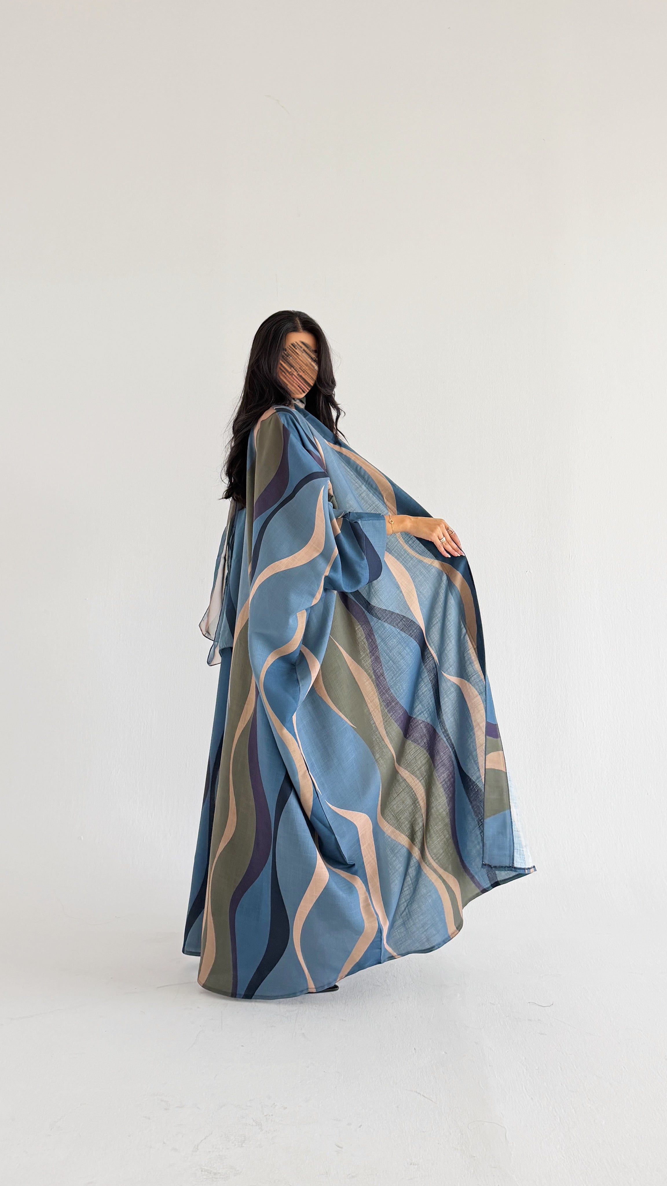 MWT1517 عباية طباعة | Printed Abaya
