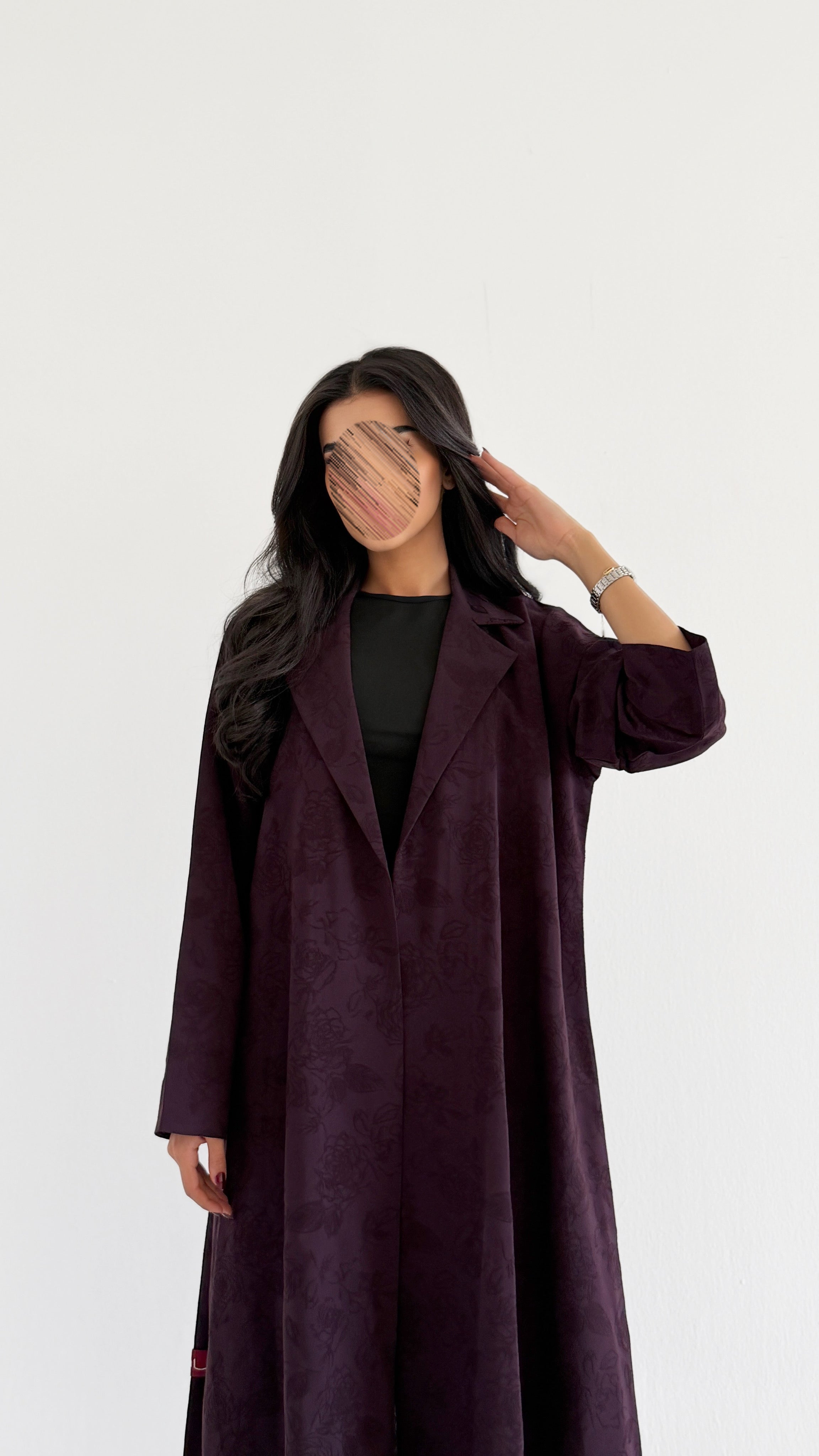 MW2086 - عباية جاكار أنيقة بقصّة بليزر عصرية - Aya