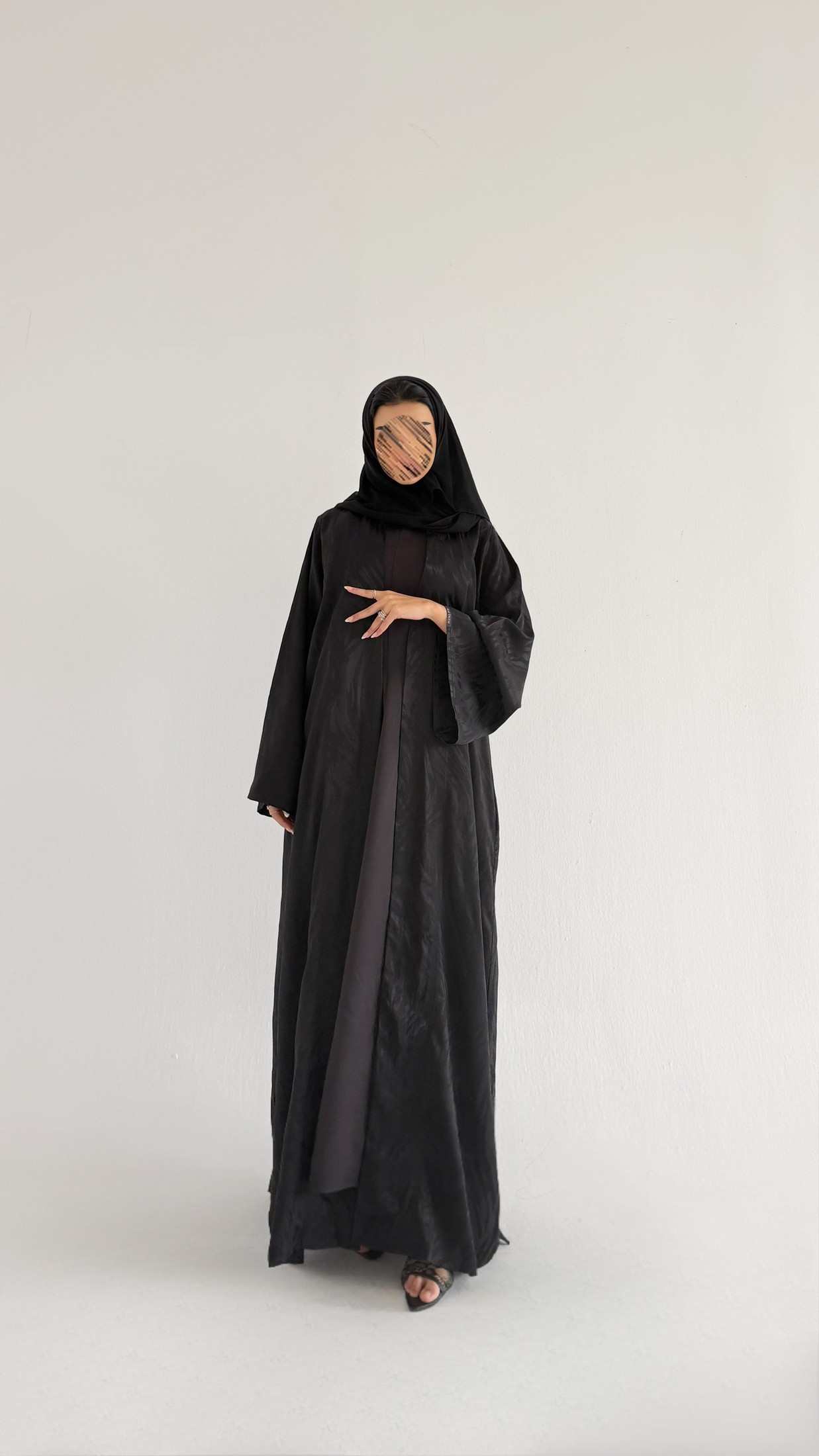 MWT4009 - عباية فيسكوز جاكار - Aya