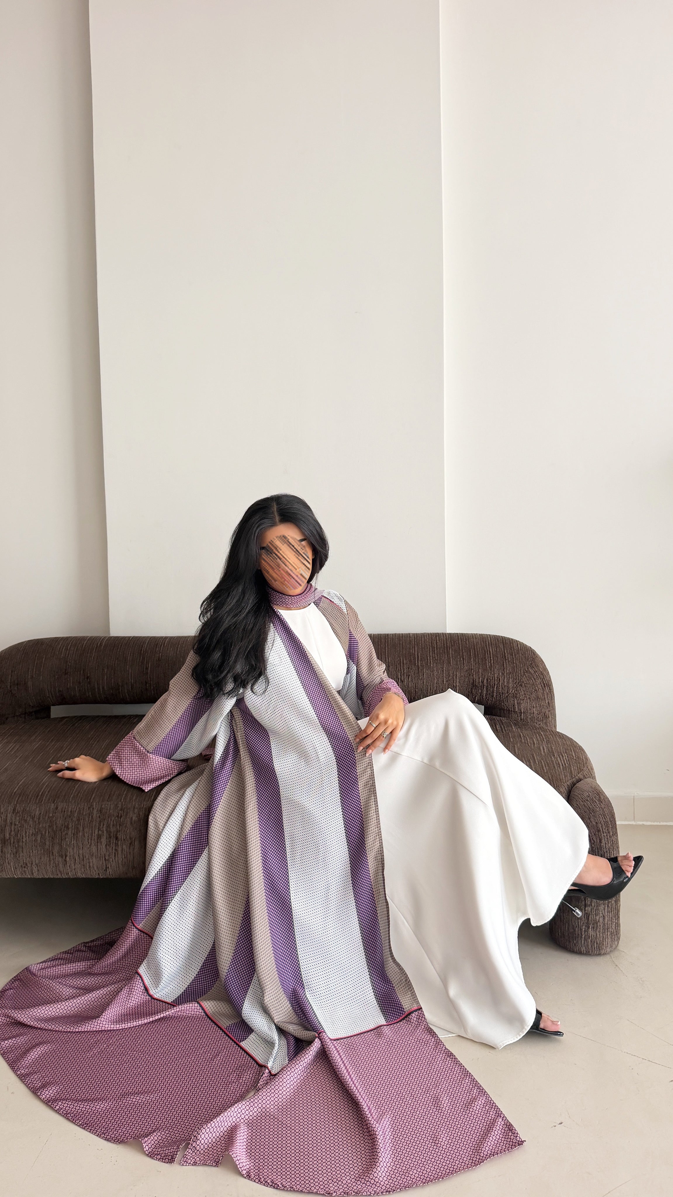 MWT1245 - Summer Printed Abaya |  عباية صيفية طباعة