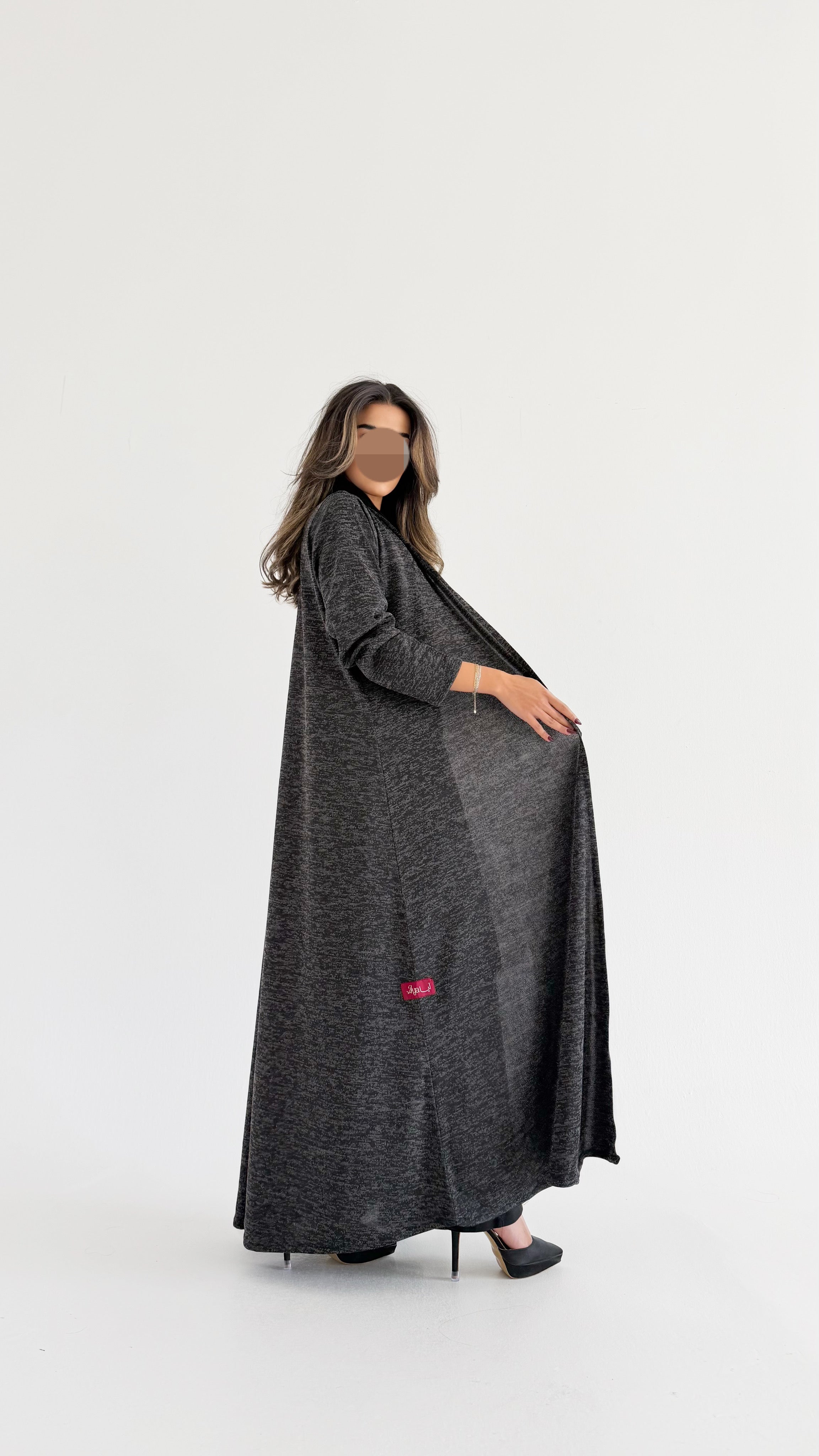 MW645 - Light Crepe Standing with Jacquard Half-Cloche