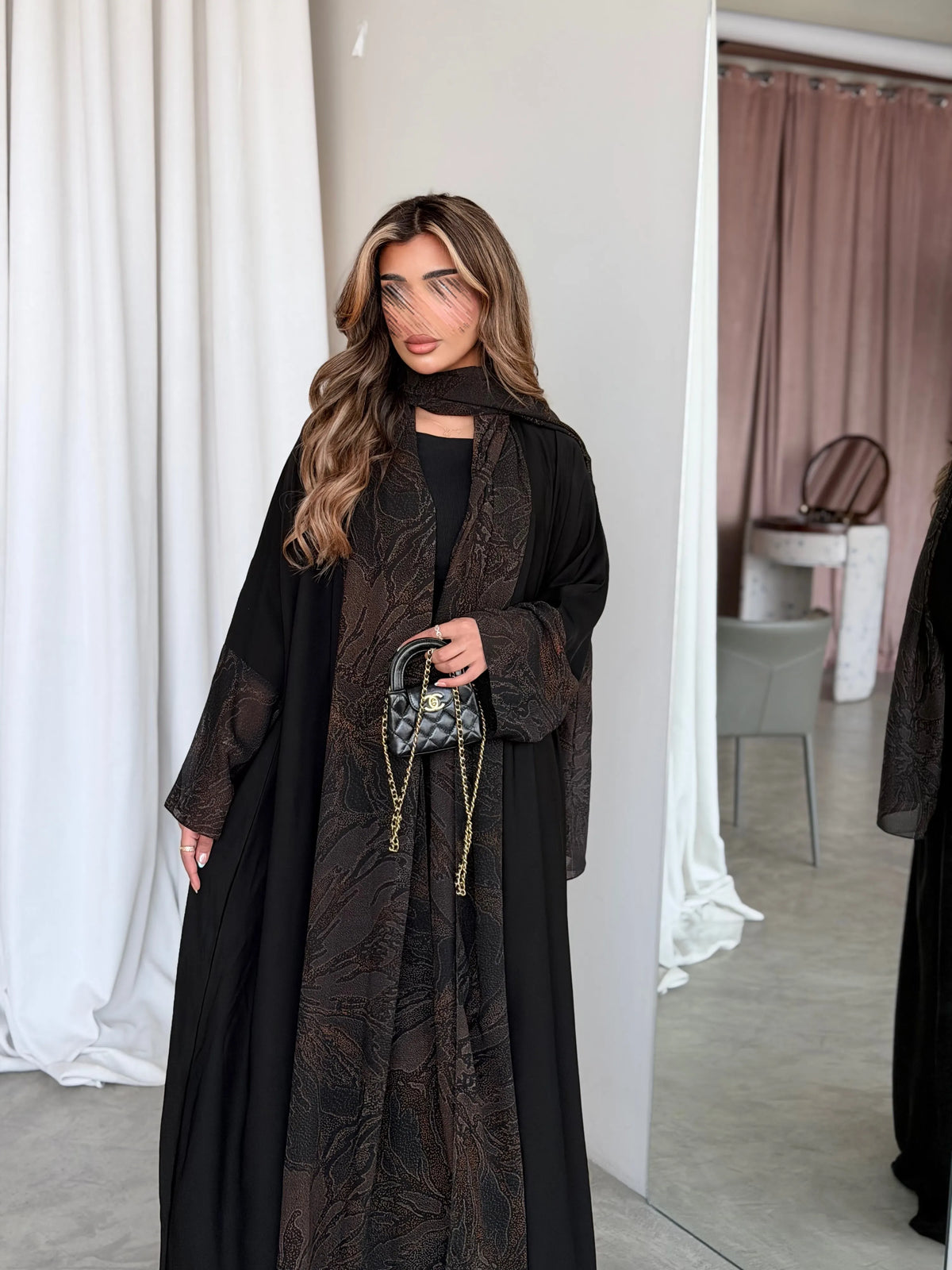MWT4132 - عبايه نص كلوش راقيه وحصريه - Aya