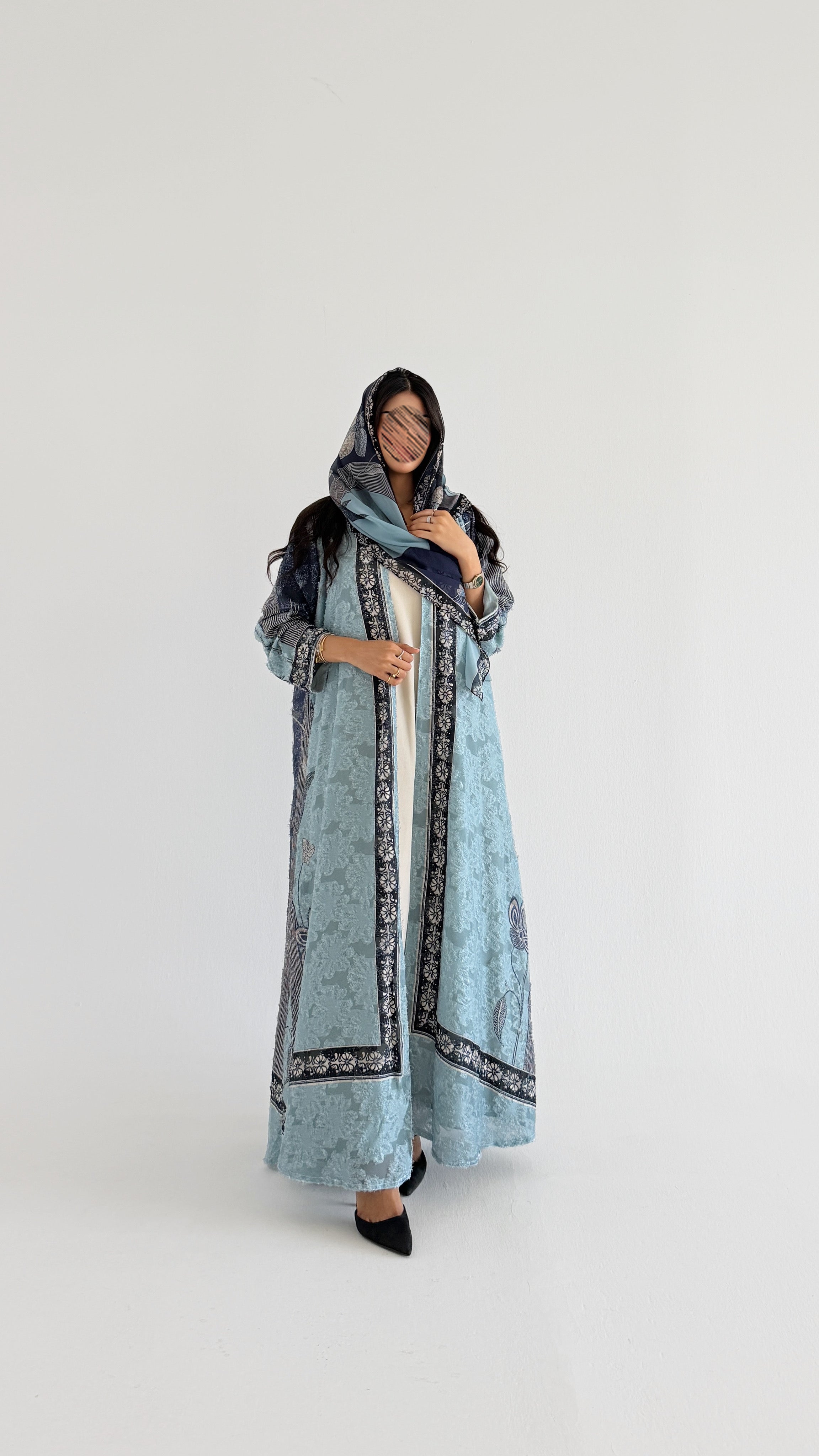 MWT1361 عباية طباعة | Printed Abaya - Aya