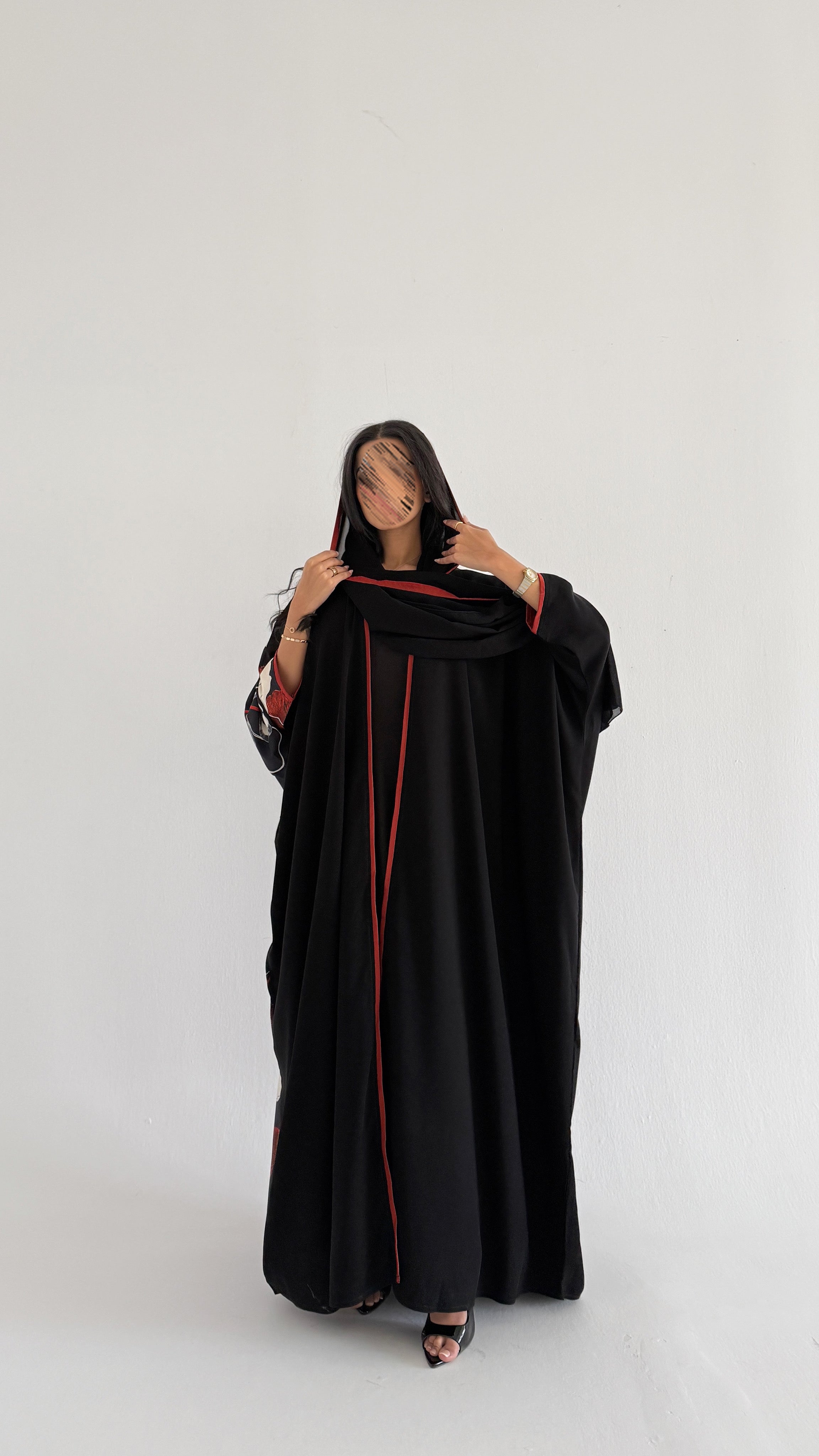 MWT1244 - Summer Printed Abaya |  عباية صيفية طباعة