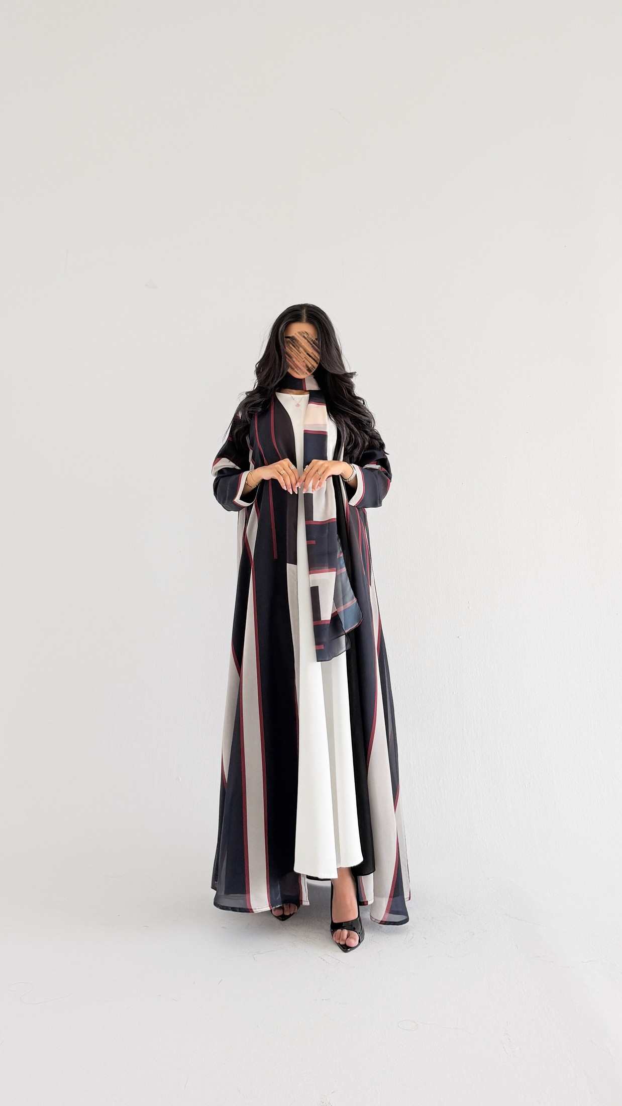 MWT1539 عباية طباعة | Printed Abaya