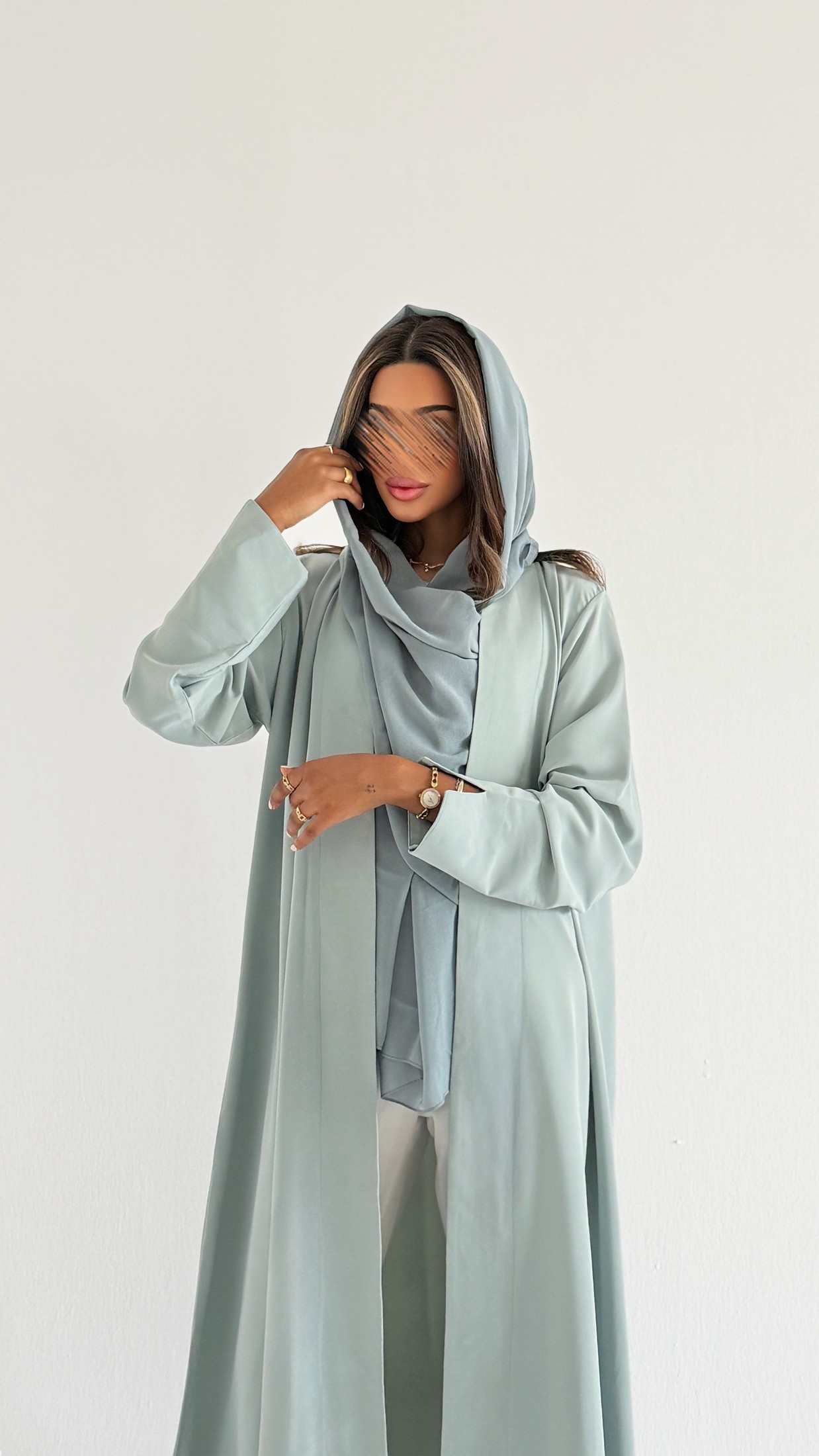 MWT1529 عباية كريب بيسك|Basic Crepe Abaya - Aya