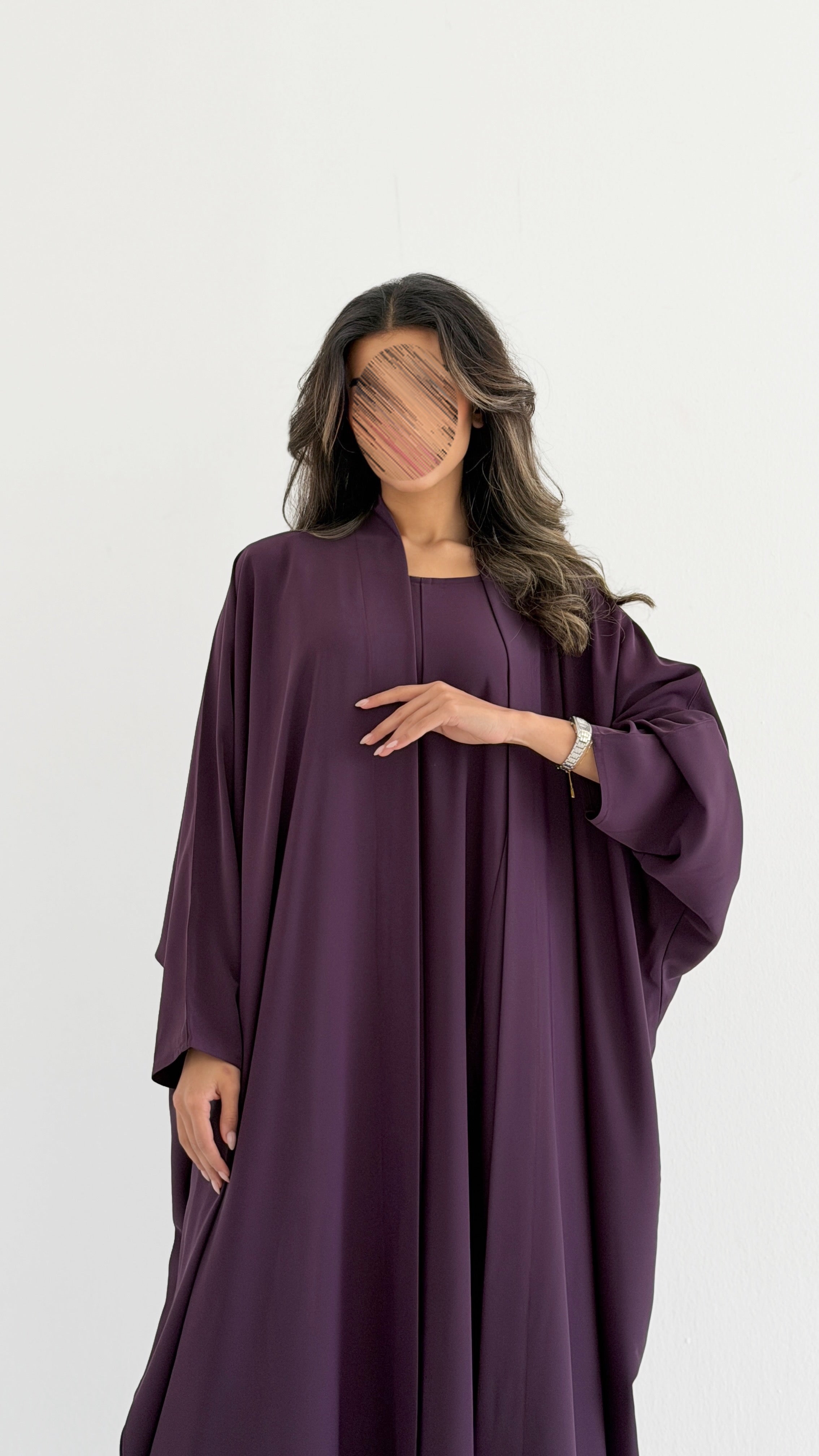 MW2013 - عباية كريب مع فستان كريب - Aya