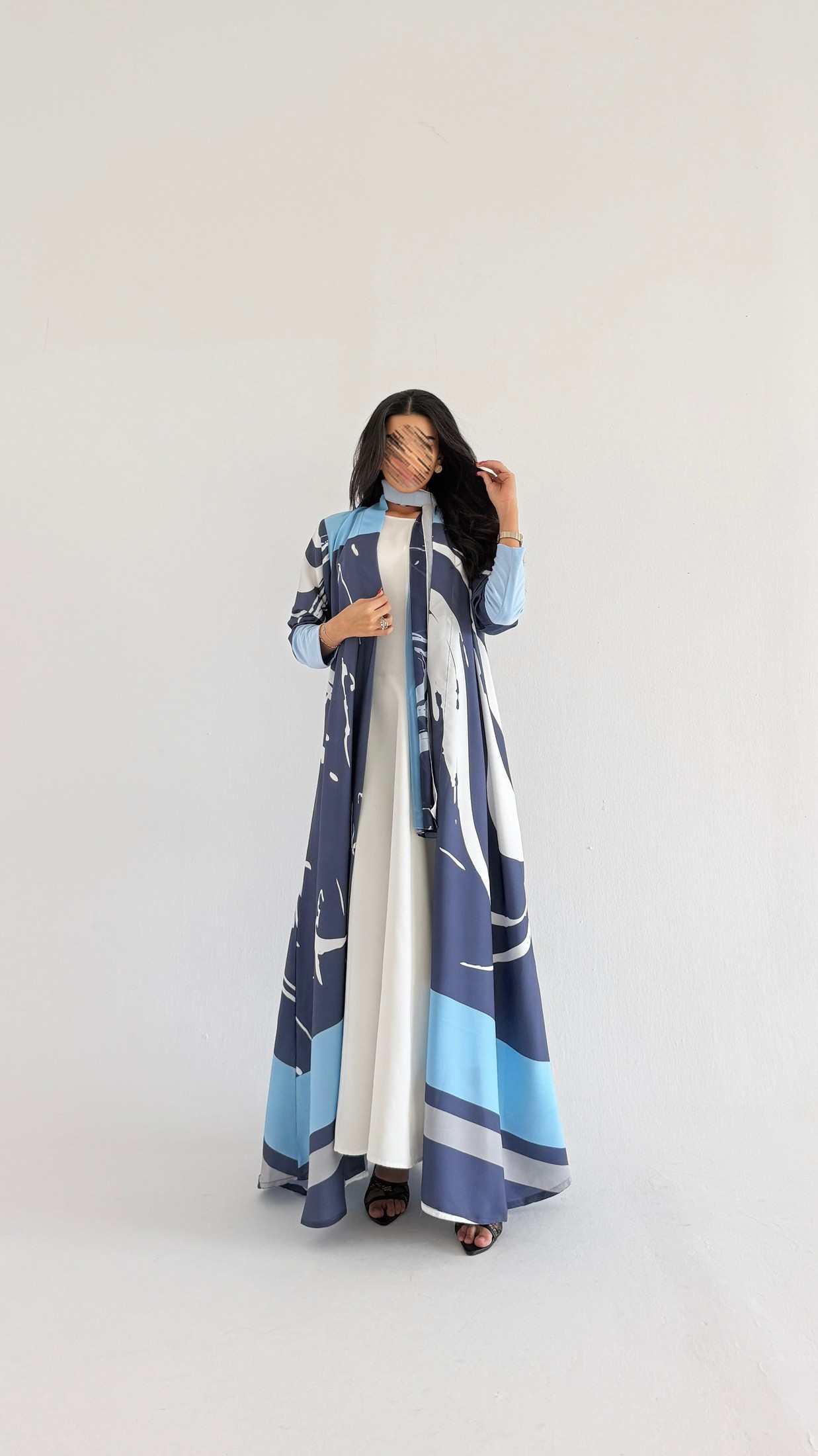 MWT1161 - عباية طباعة | Printed Abaya - Aya