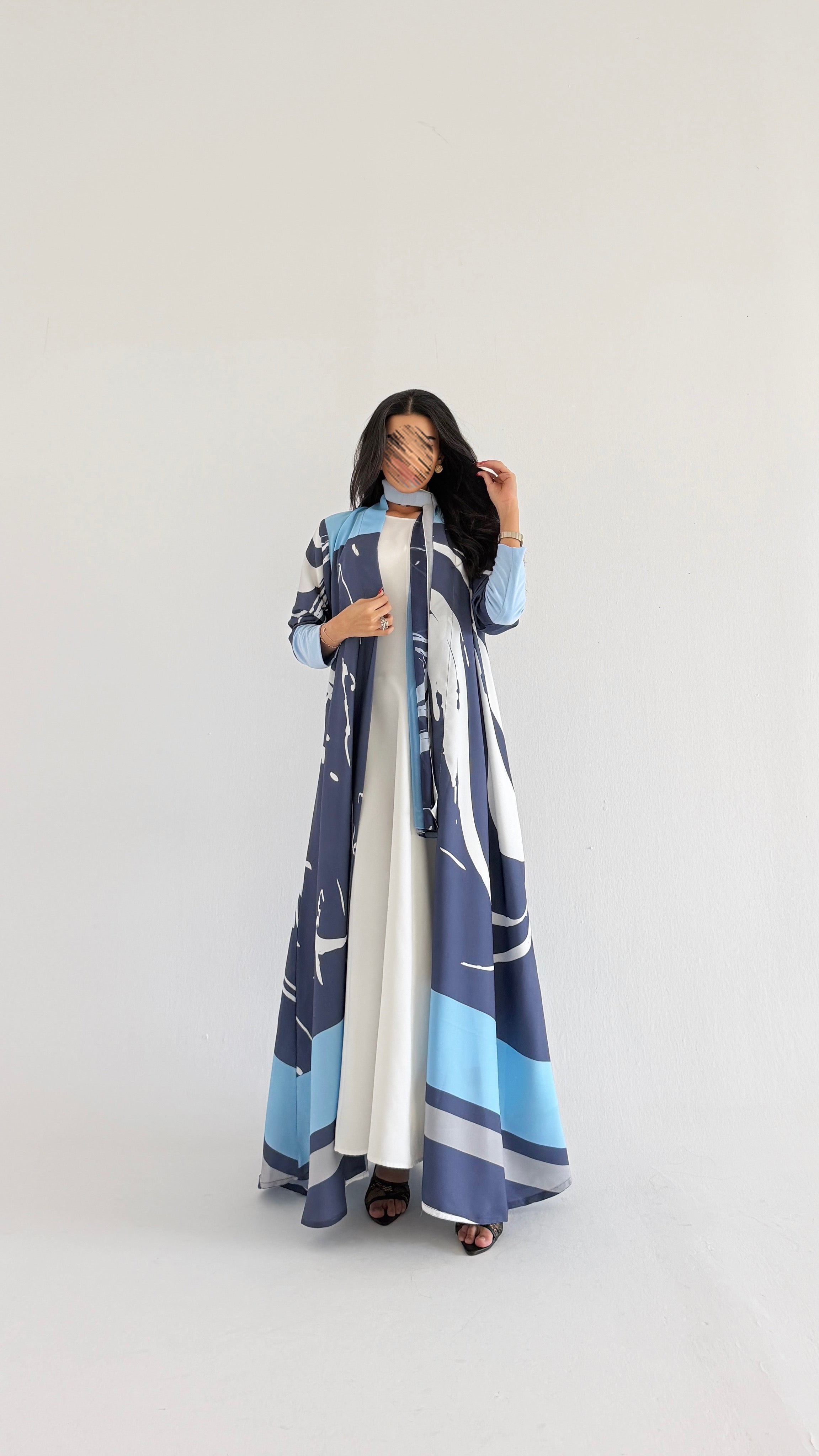 MWT1161 - عباية طباعة | Printed Abaya