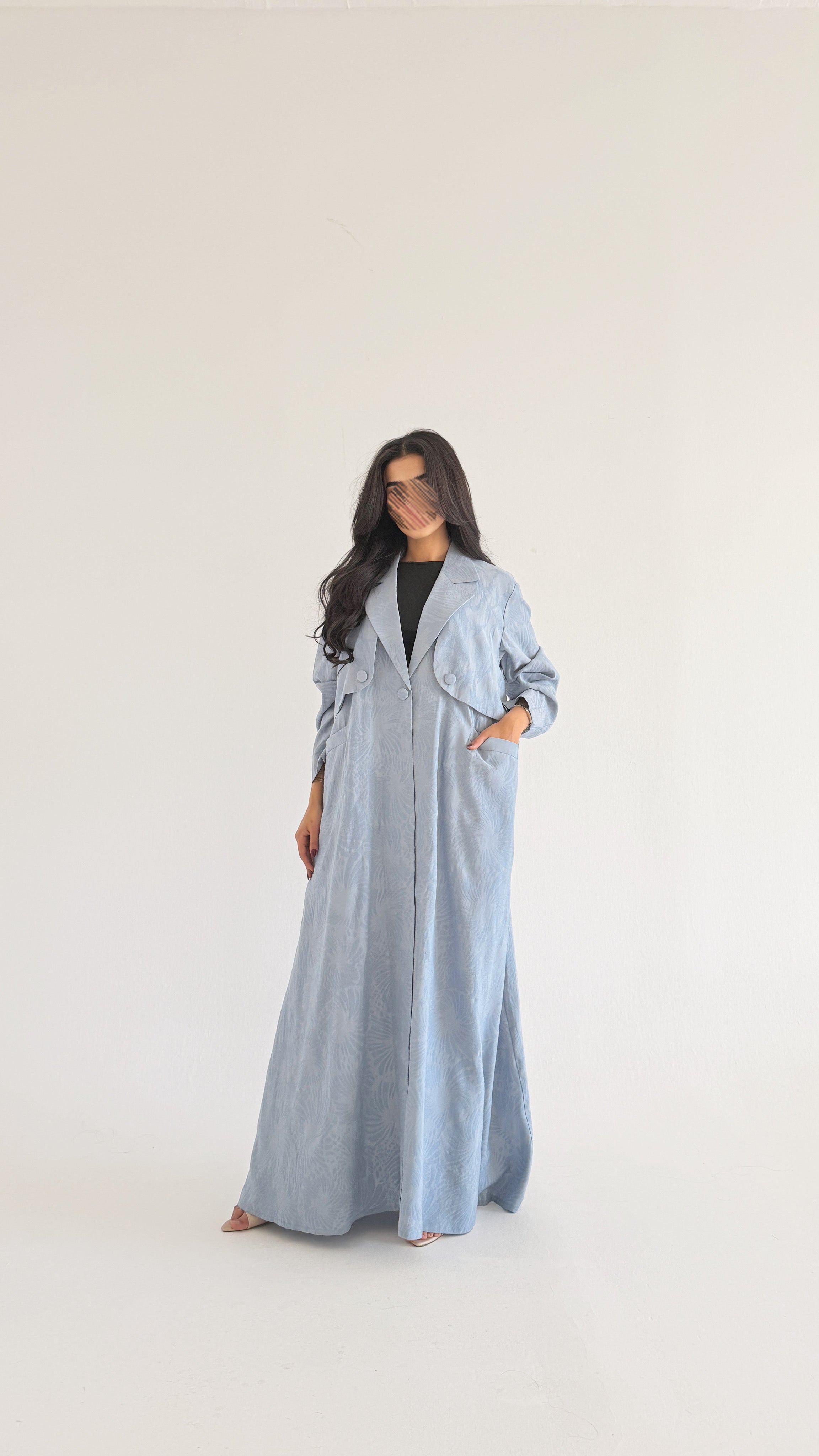 MW2092 - عباية جاكار أنيقة بقصّة بليزر عصرية - Aya