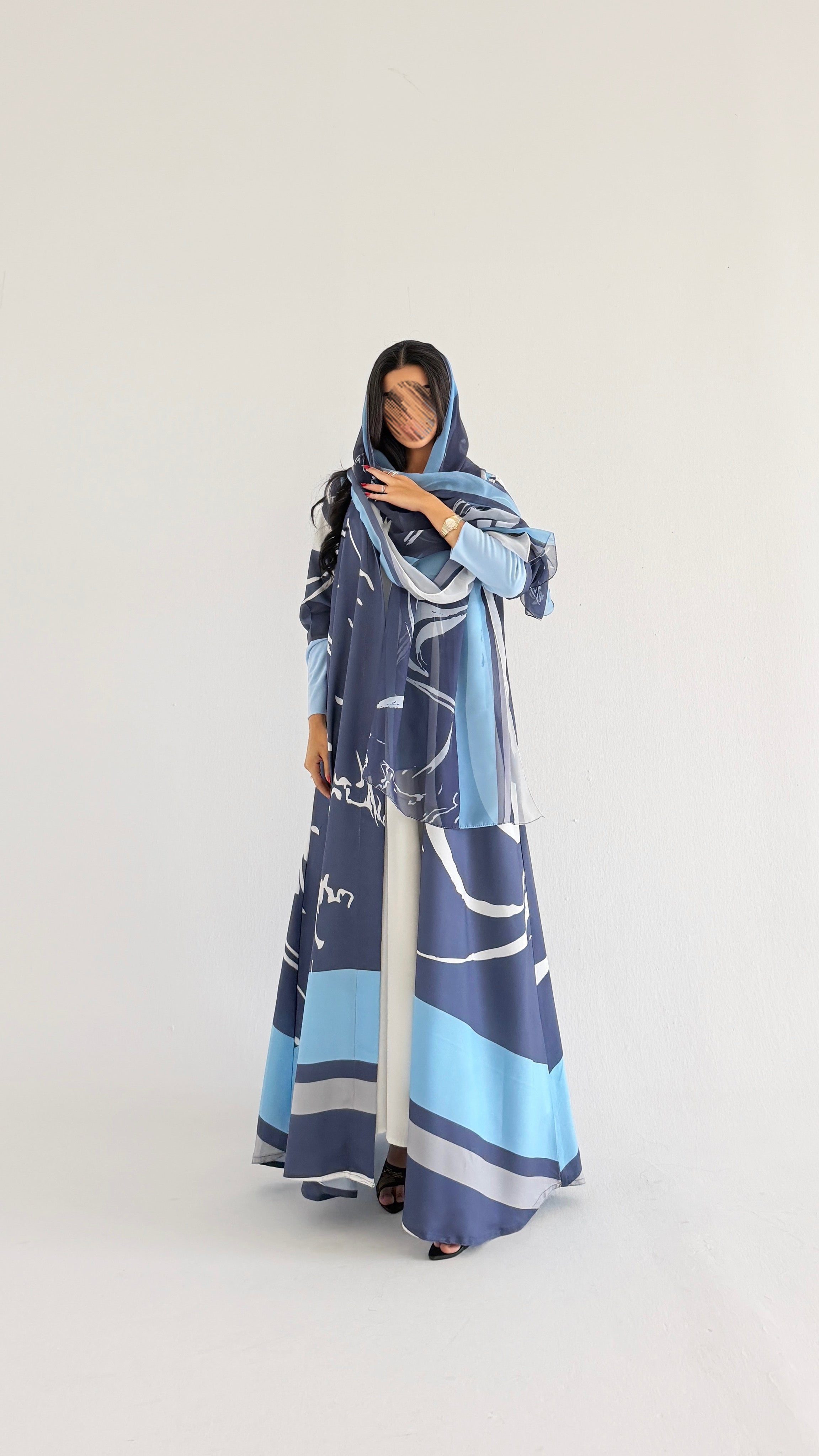 MWT1161 - عباية طباعة | Printed Abaya