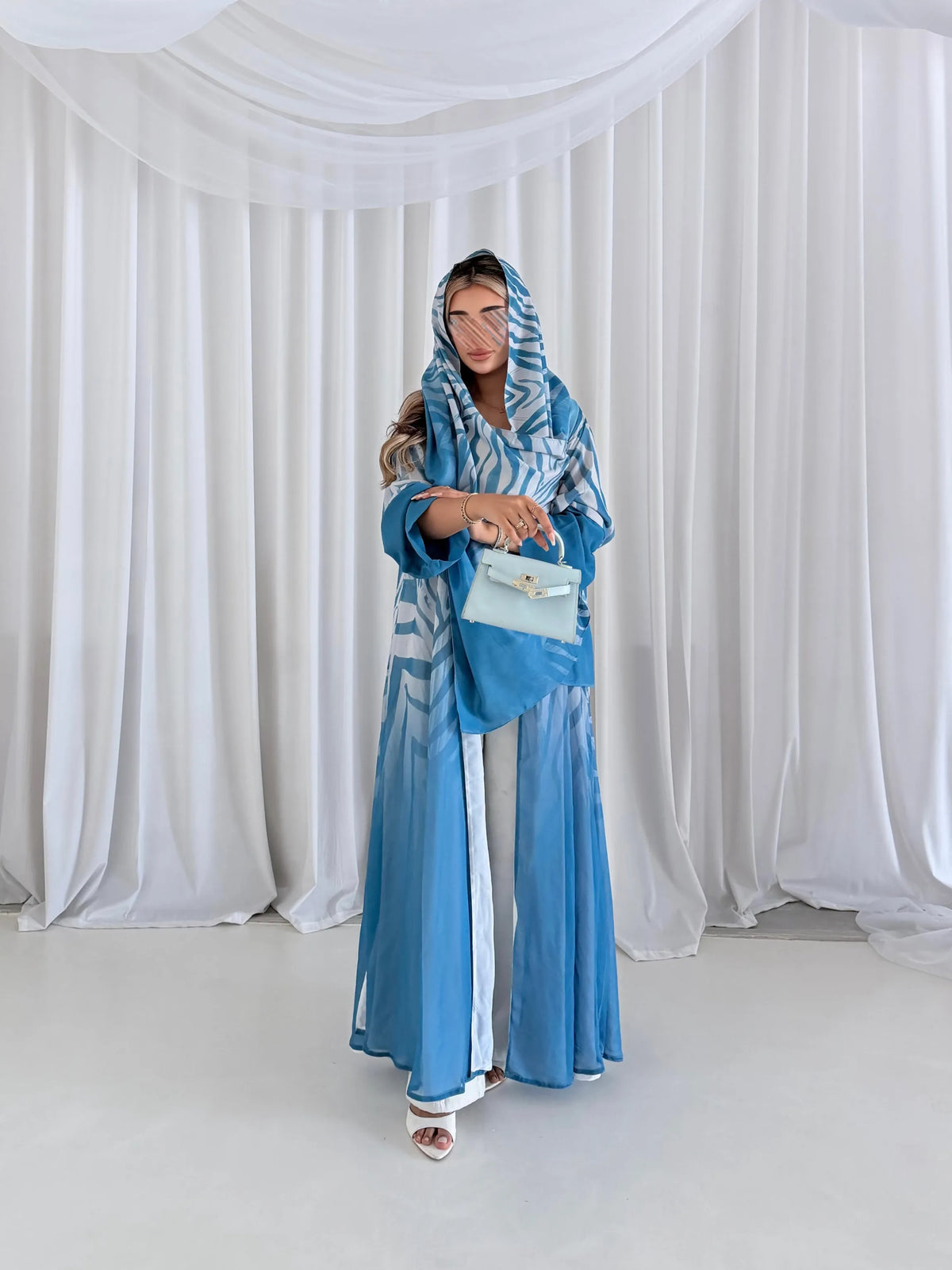 MWT5208 - عبايه طباعه شيفون - Aya