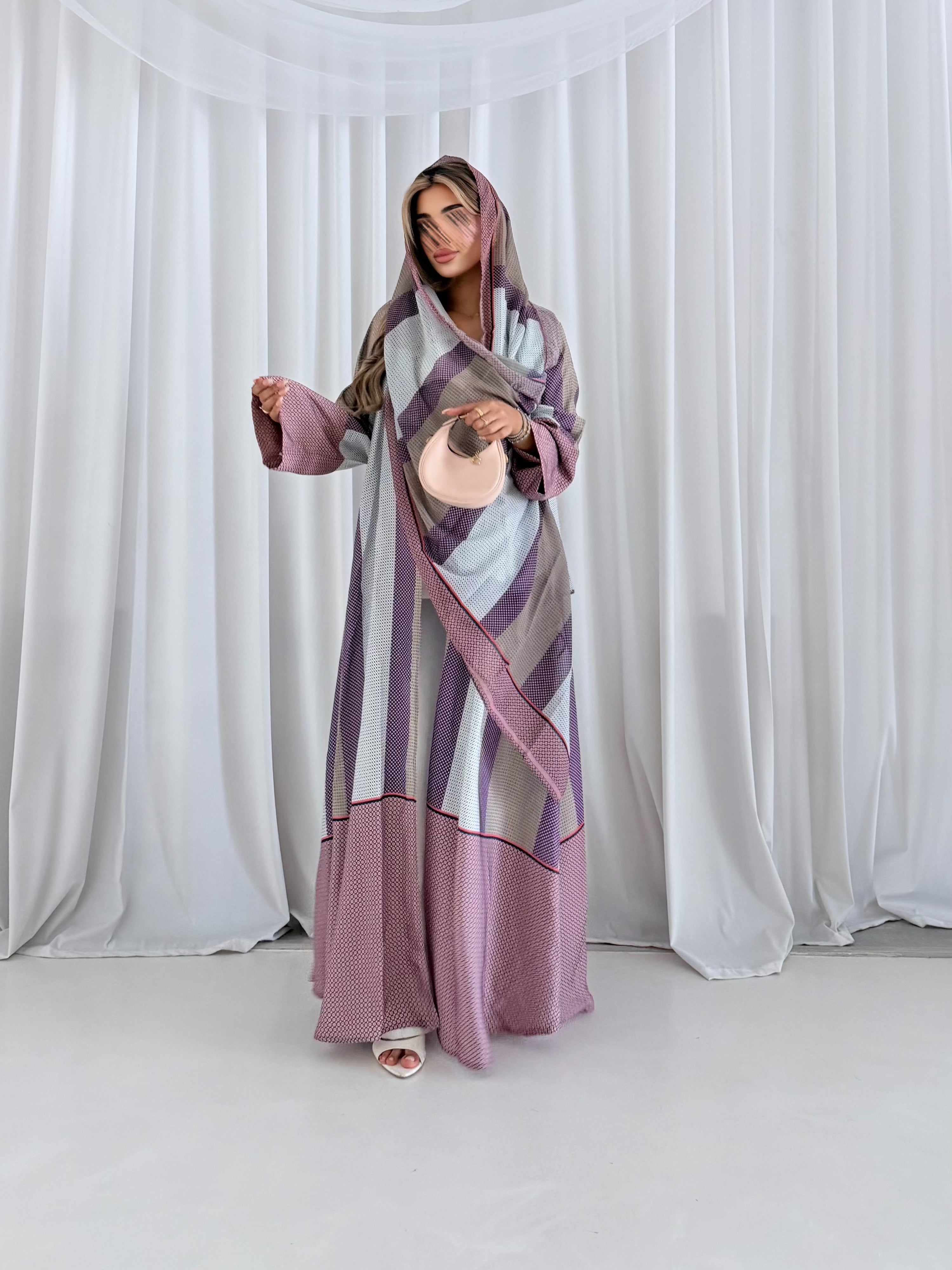 MWT1245 - Summer Printed Abaya |  عباية صيفية طباعة