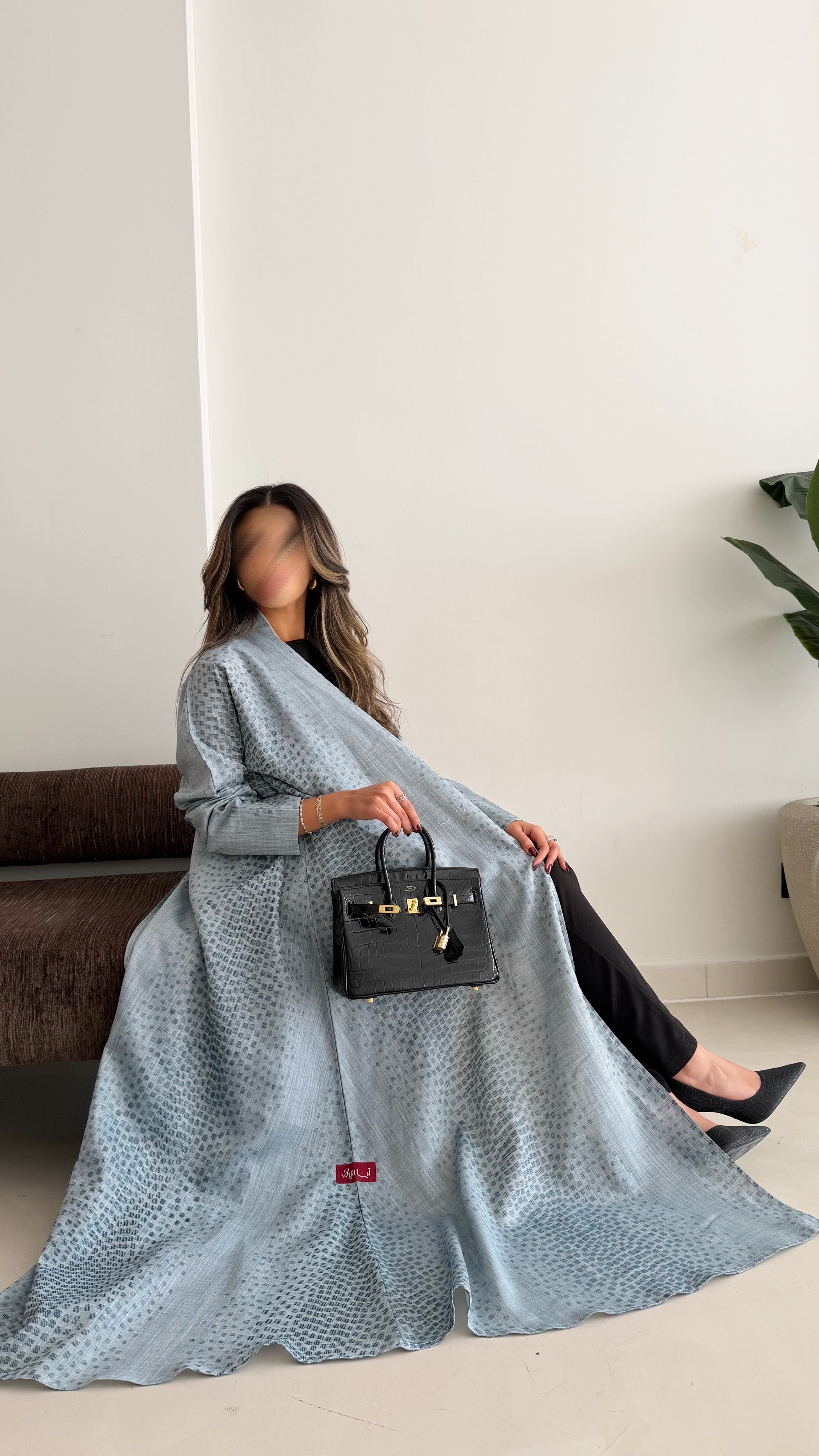 MWT718 - Tiffany linen abaya | عباية لنن - Aya