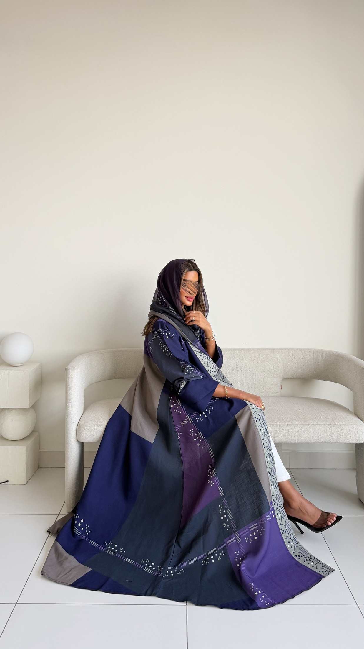 MWT1532 عباية طباعة | Printed Abaya - Aya