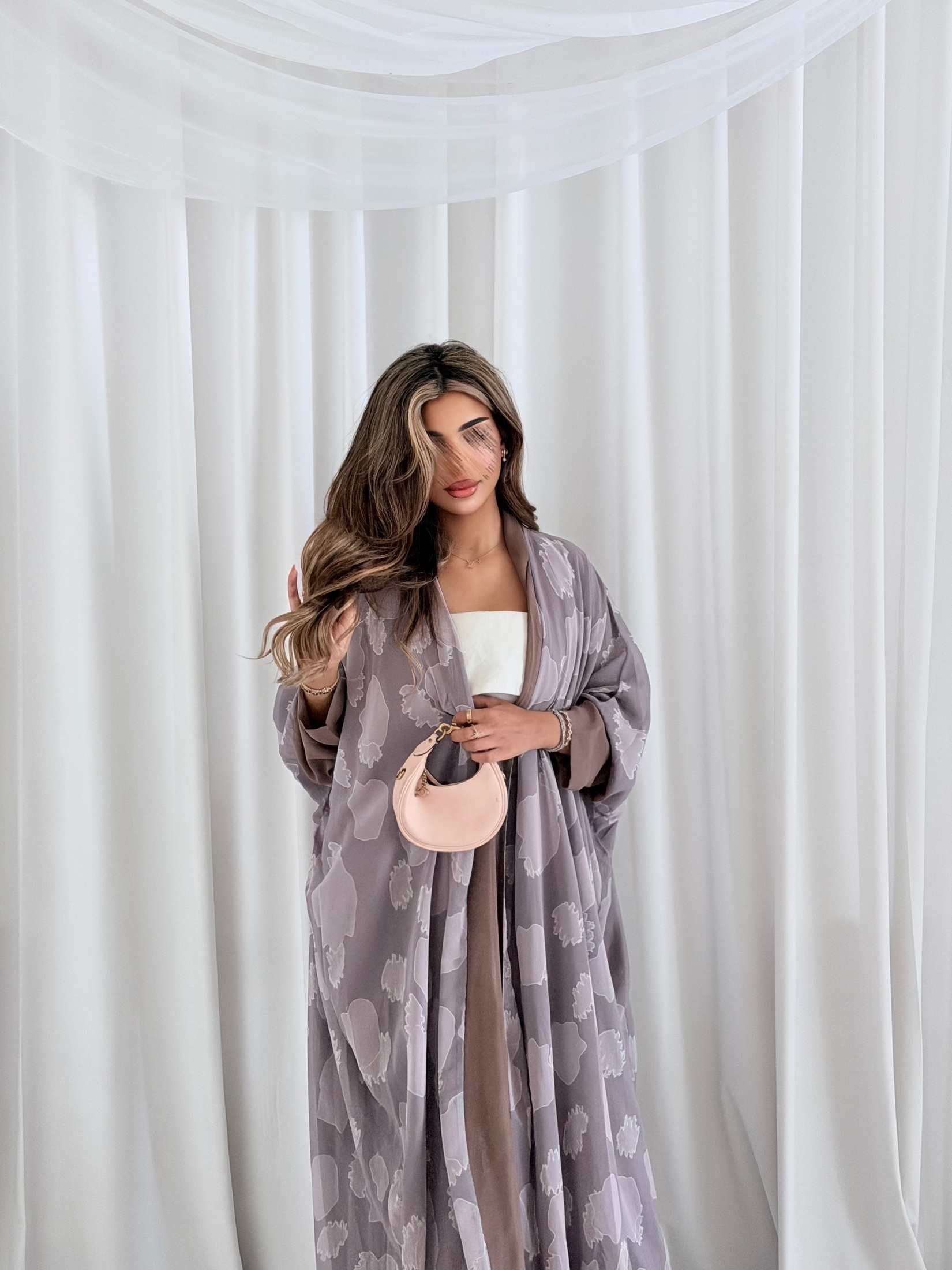 MWT5210 - عبايه طباعه شيفون - Aya