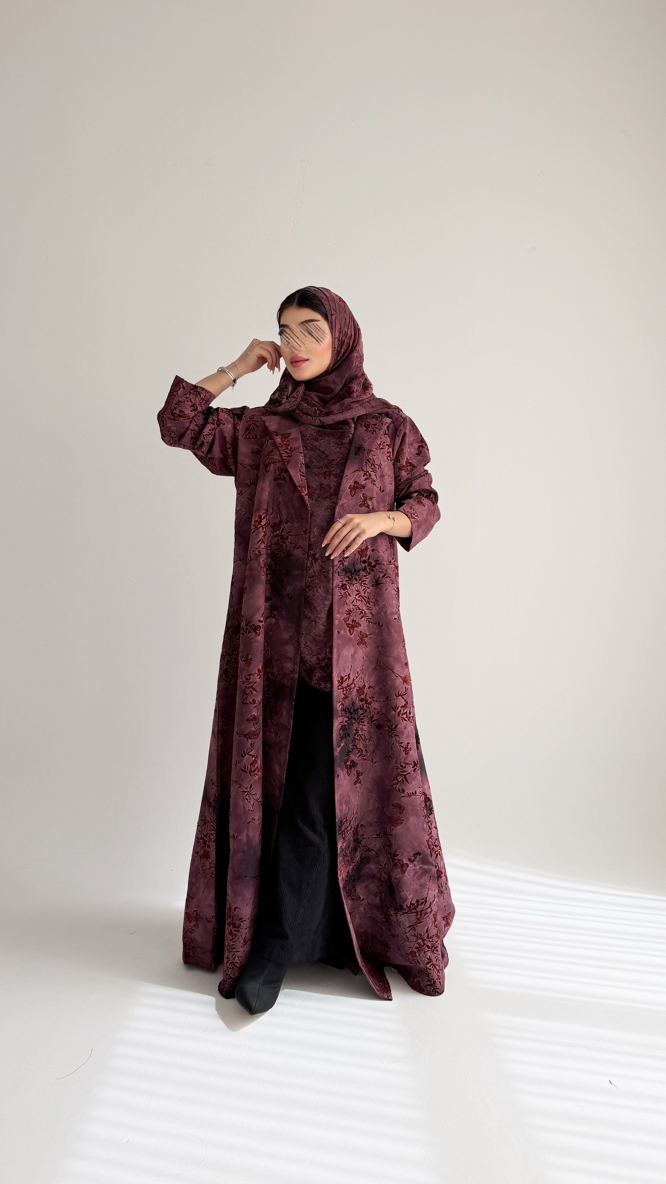 MW2026 - عباية كريب مشجر - Aya