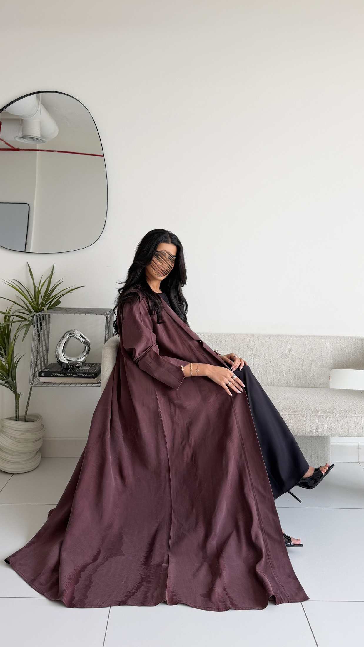 MWT1551 عباية جاكار بقصة جميلة - Aya