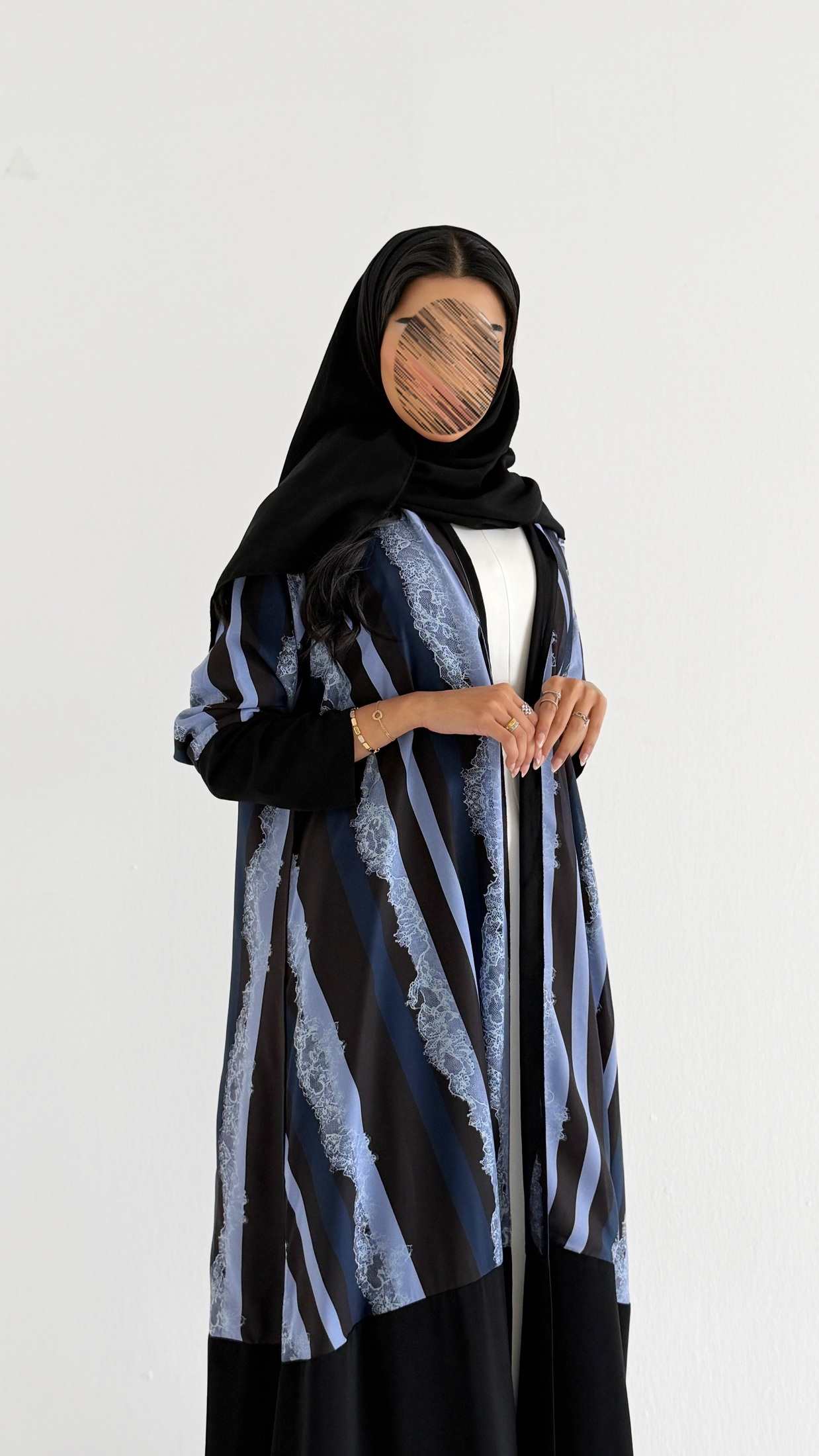MWT1549 عباية طباعة | Printed Abaya - Aya