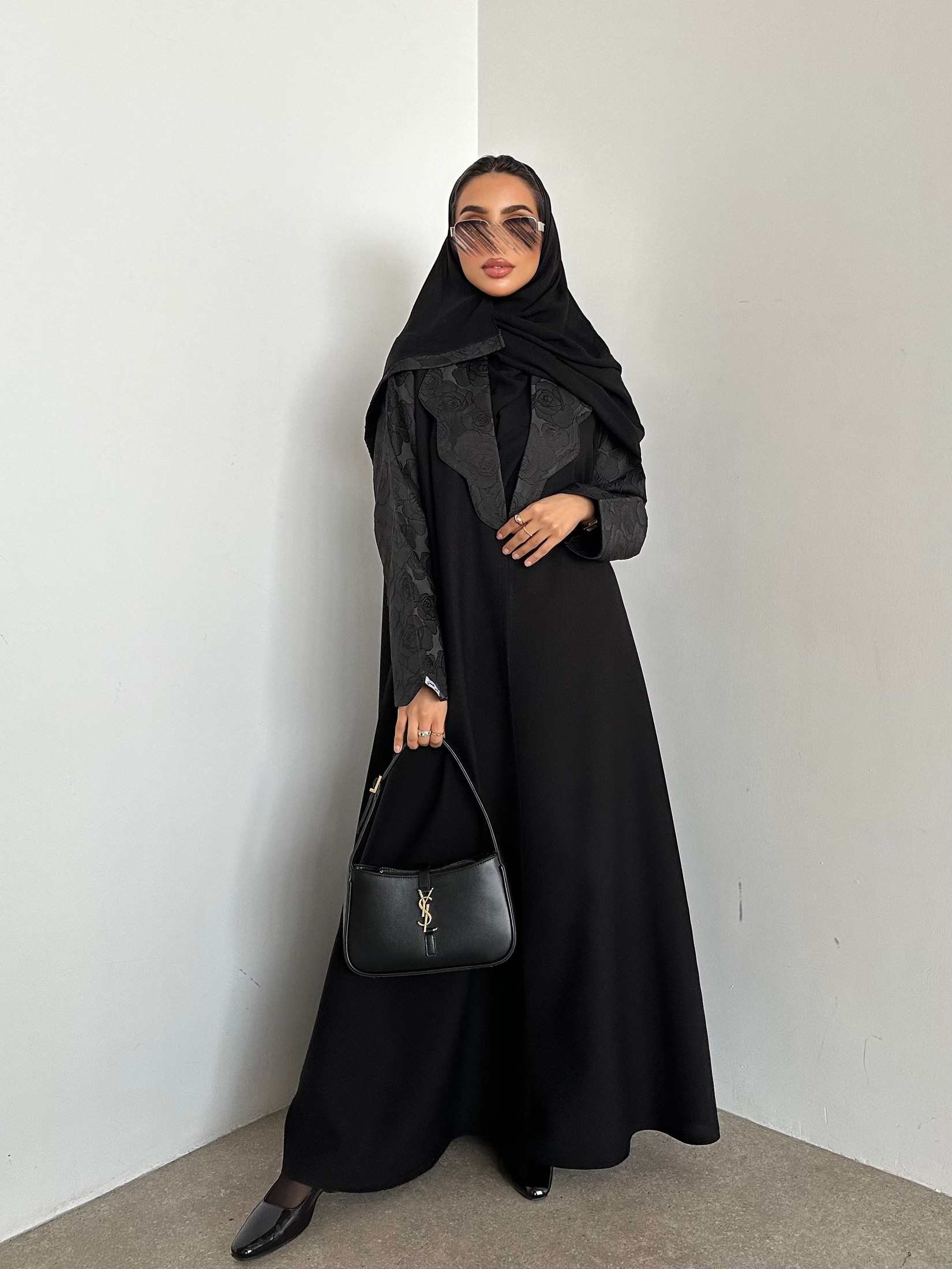 MWT4301 - عباية ليمار وجاكار مورد - Aya