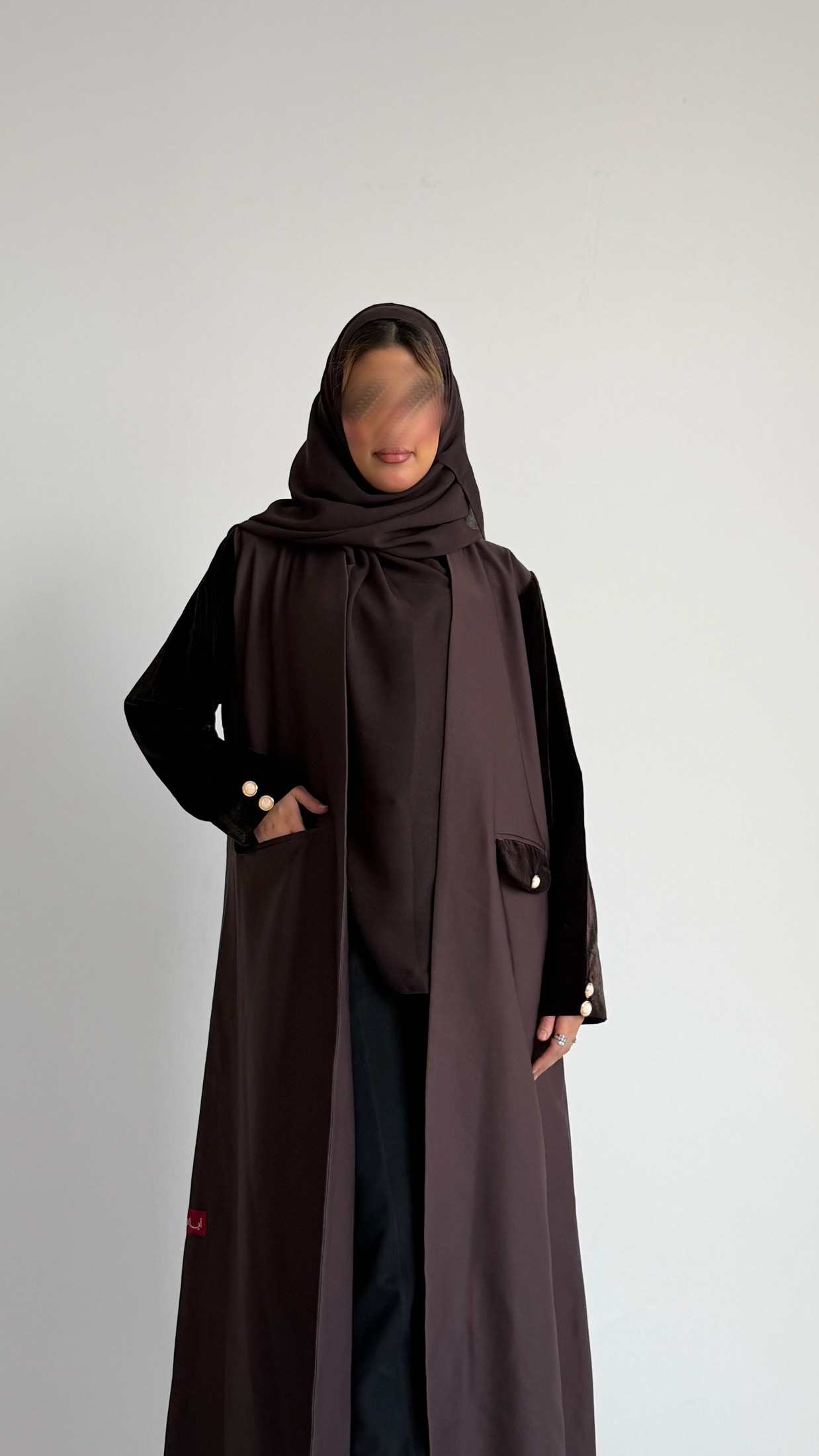 MWT541 - عباية بليزر مع تفته - Aya