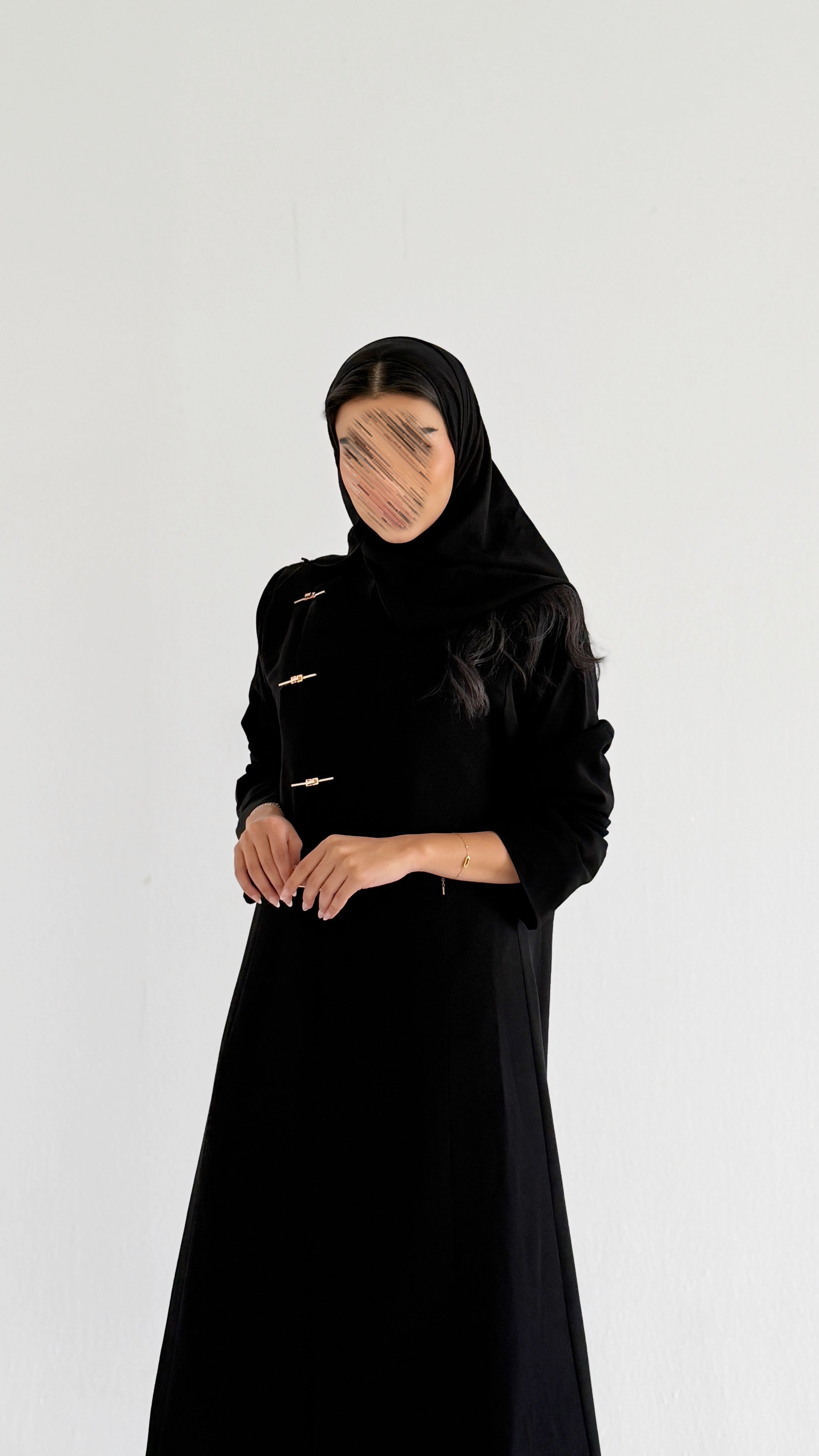 MWT1148 - عباية بليزر بازارير ذهبية - Aya