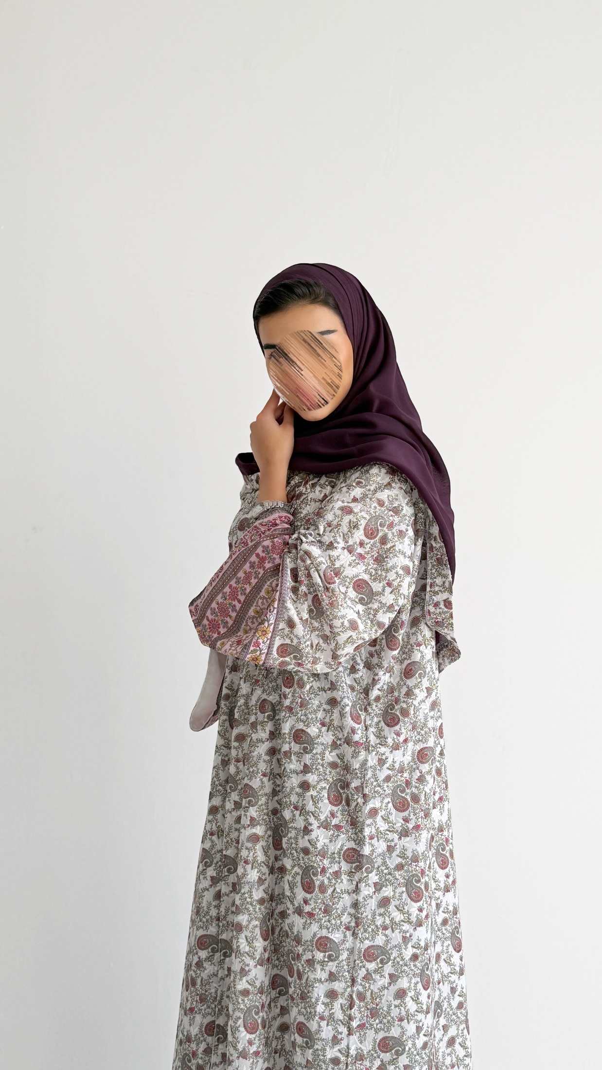 MWT569 - عباية ركامة مشجرة - Aya
