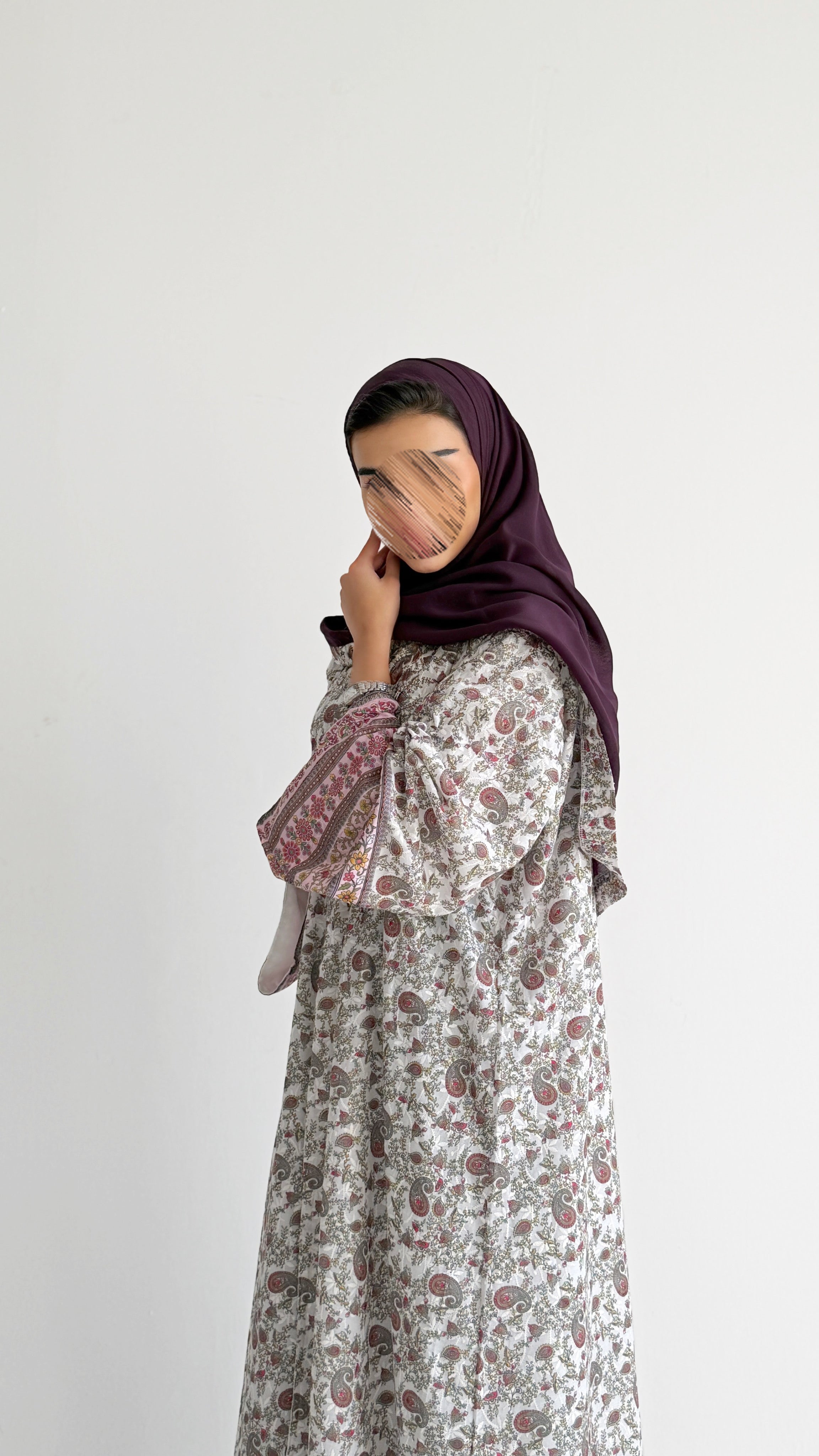 MWT569 - عباية ركامة مشجرة - Aya